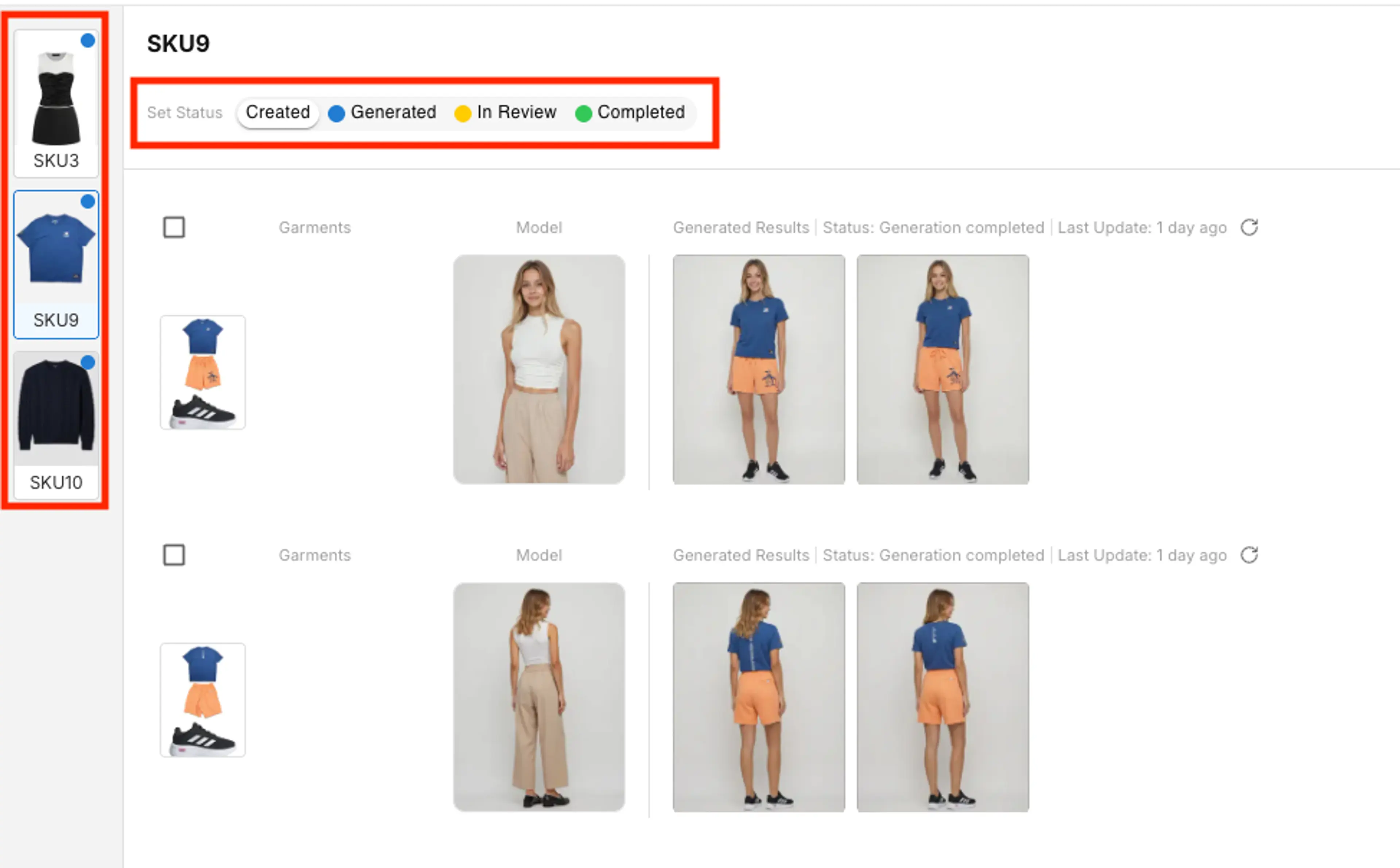 How to Manage SKU & Project Statuses