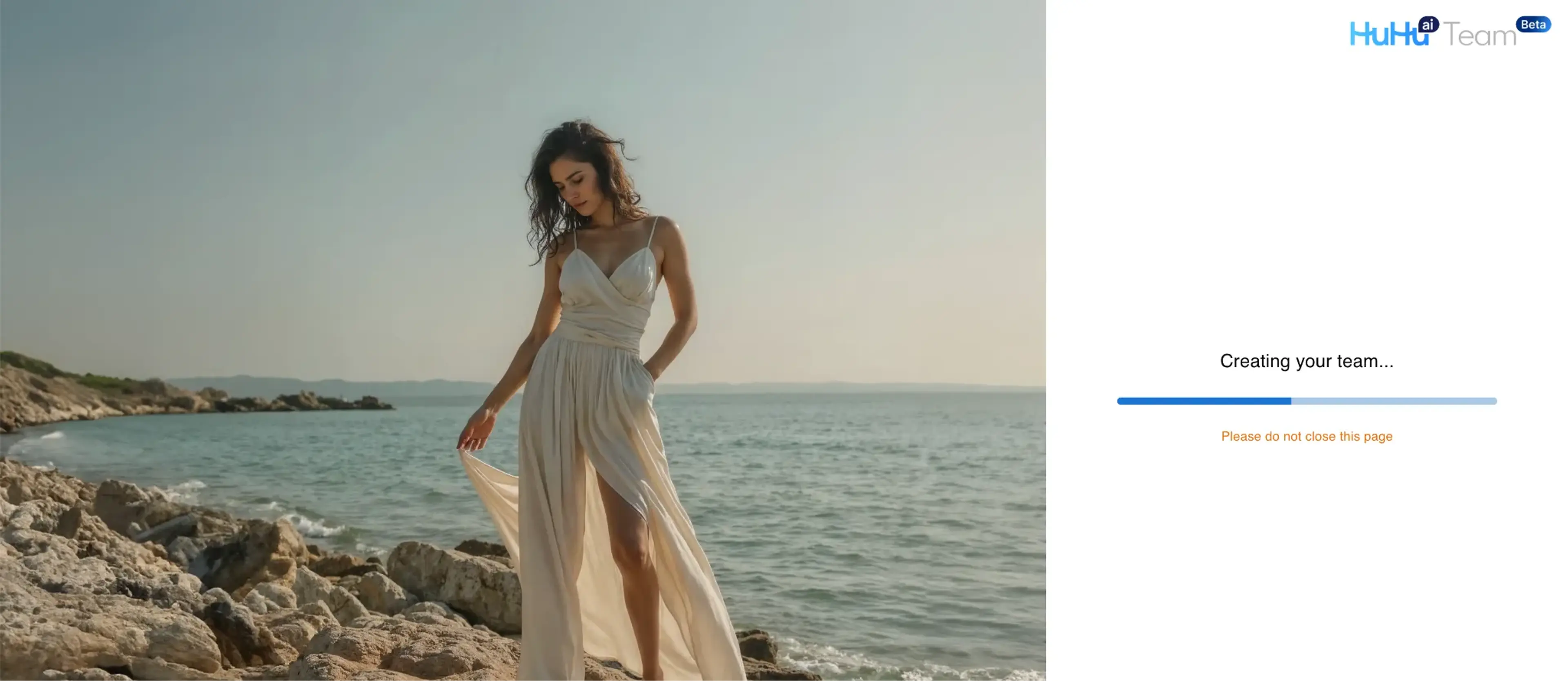 Team creation progress bar