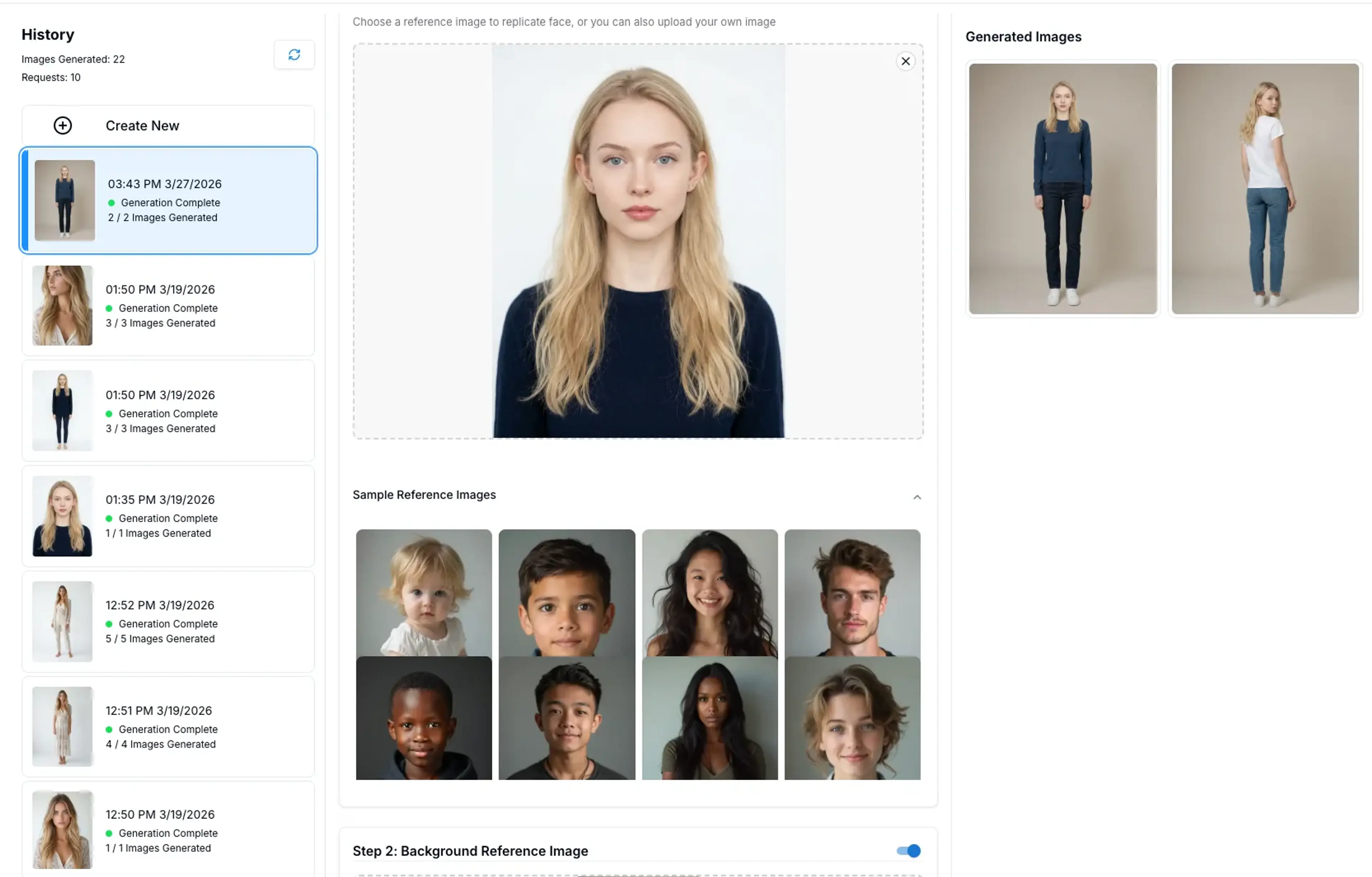 Change Background with Reference Fixed Pose
