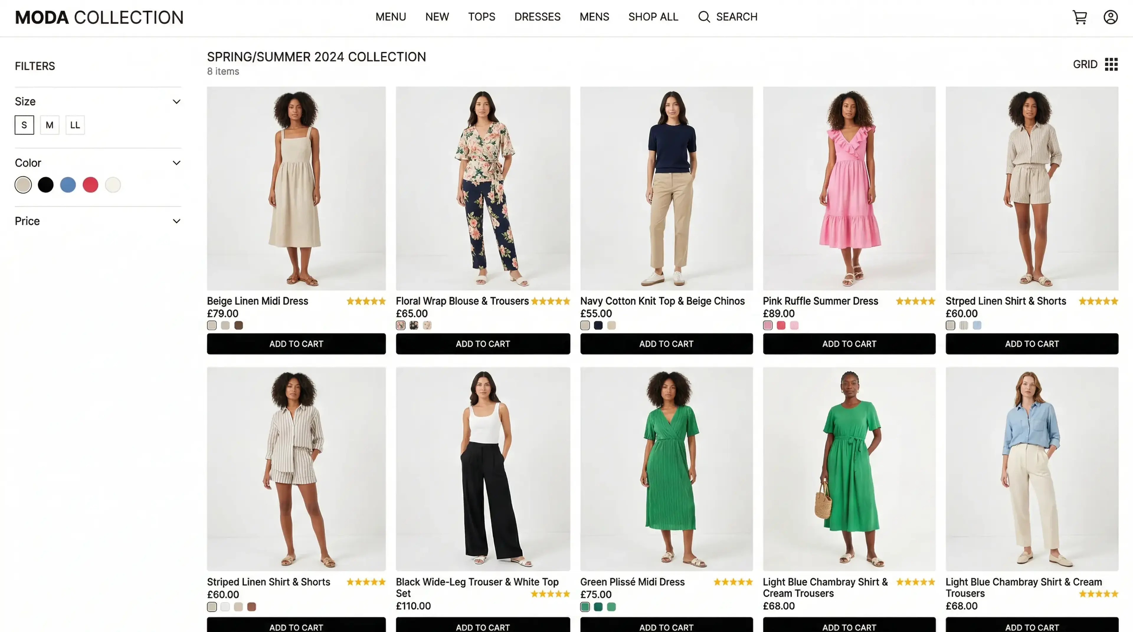 Batch AI product photography workflow showing multiple Shopify clothing listings generated simultaneously