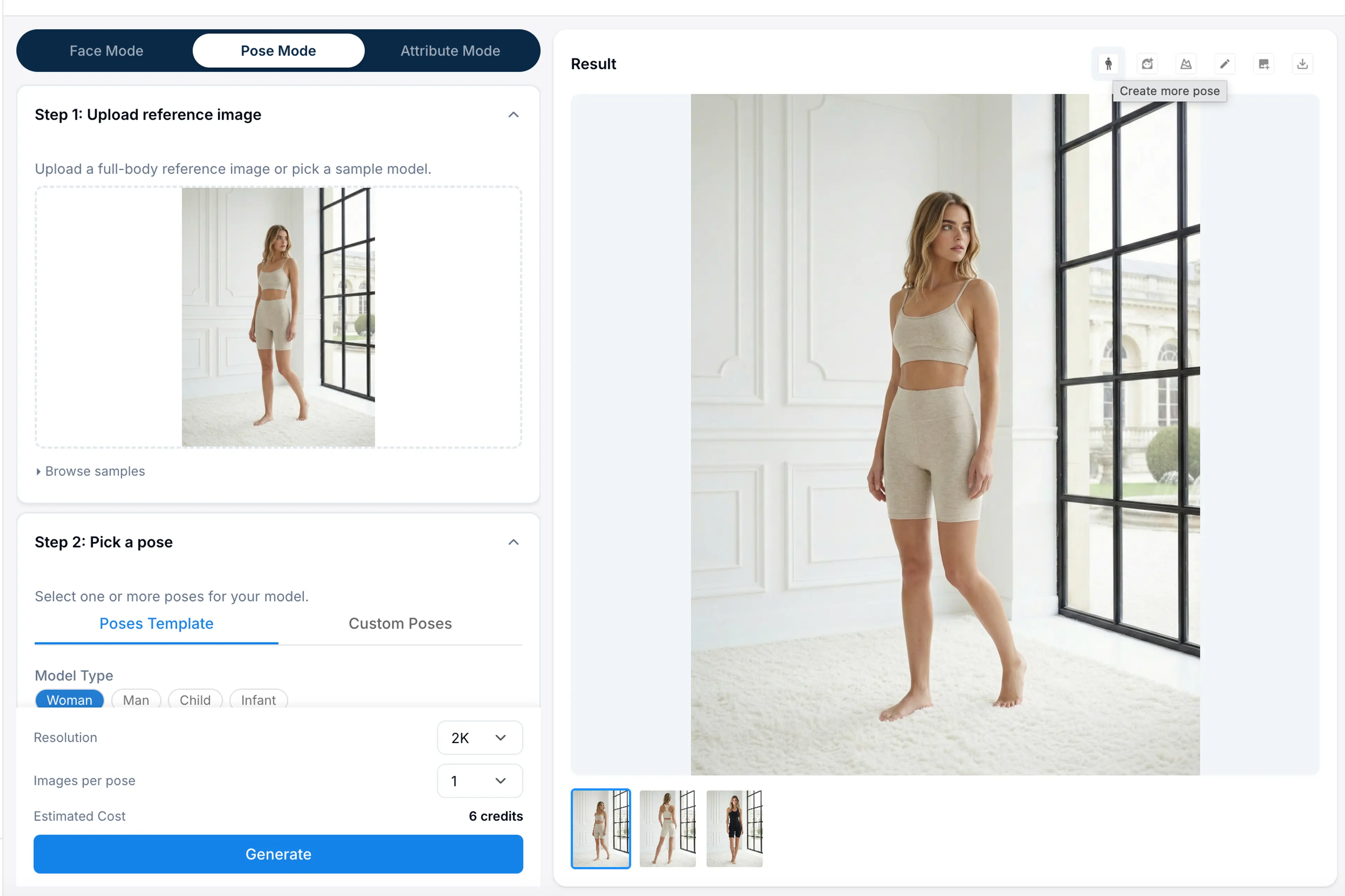 Generate Pose From Style