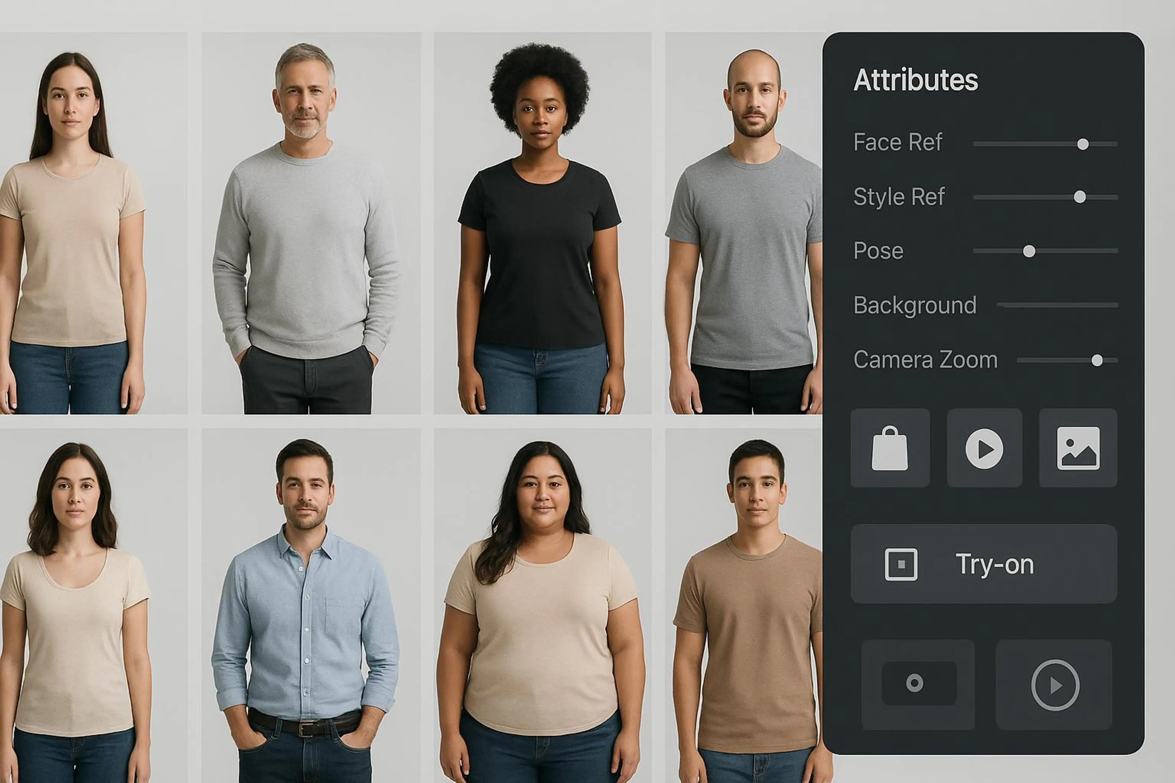 AI human model generator