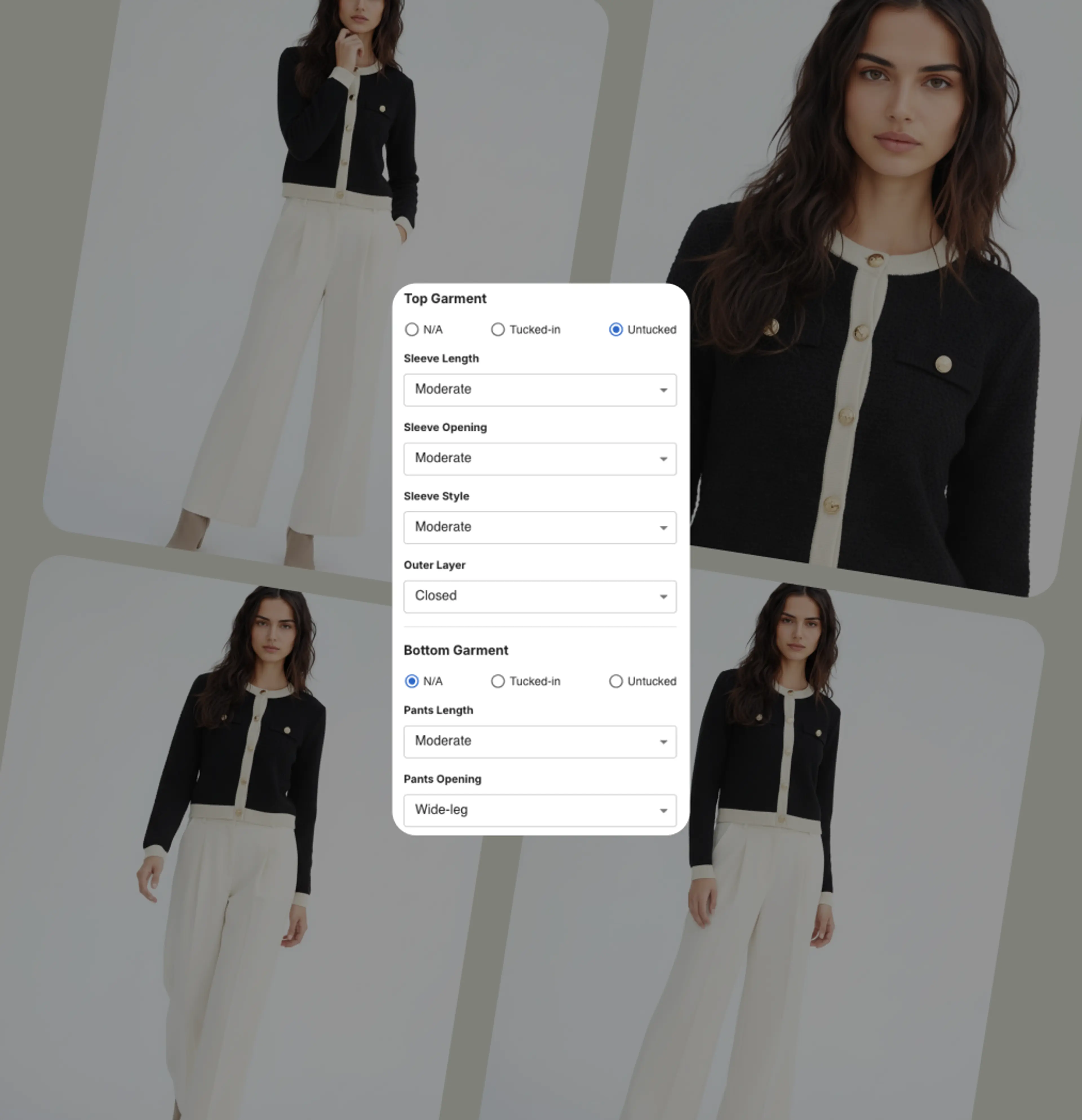 Saved Detail Control options