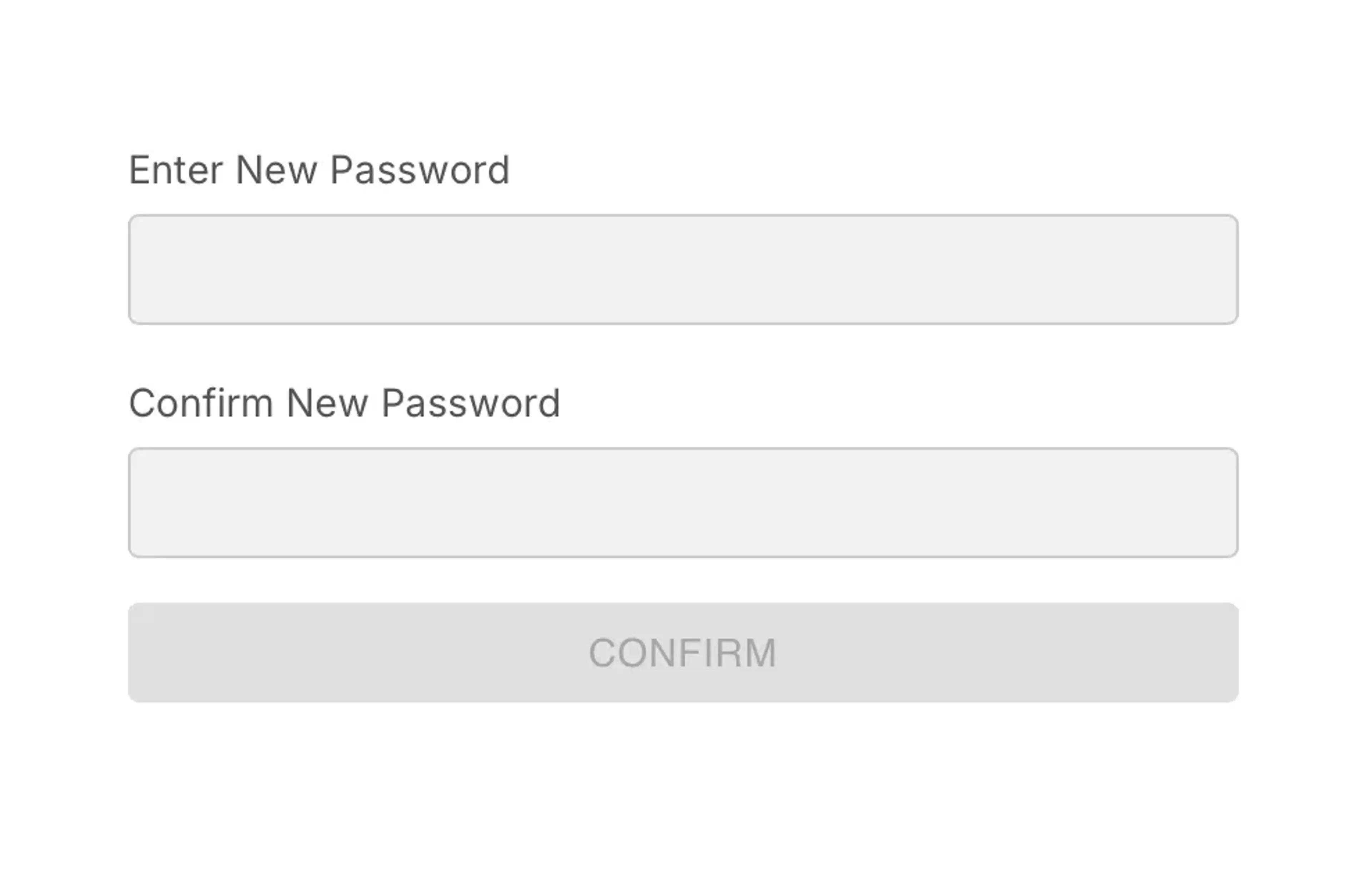 Change password after first login