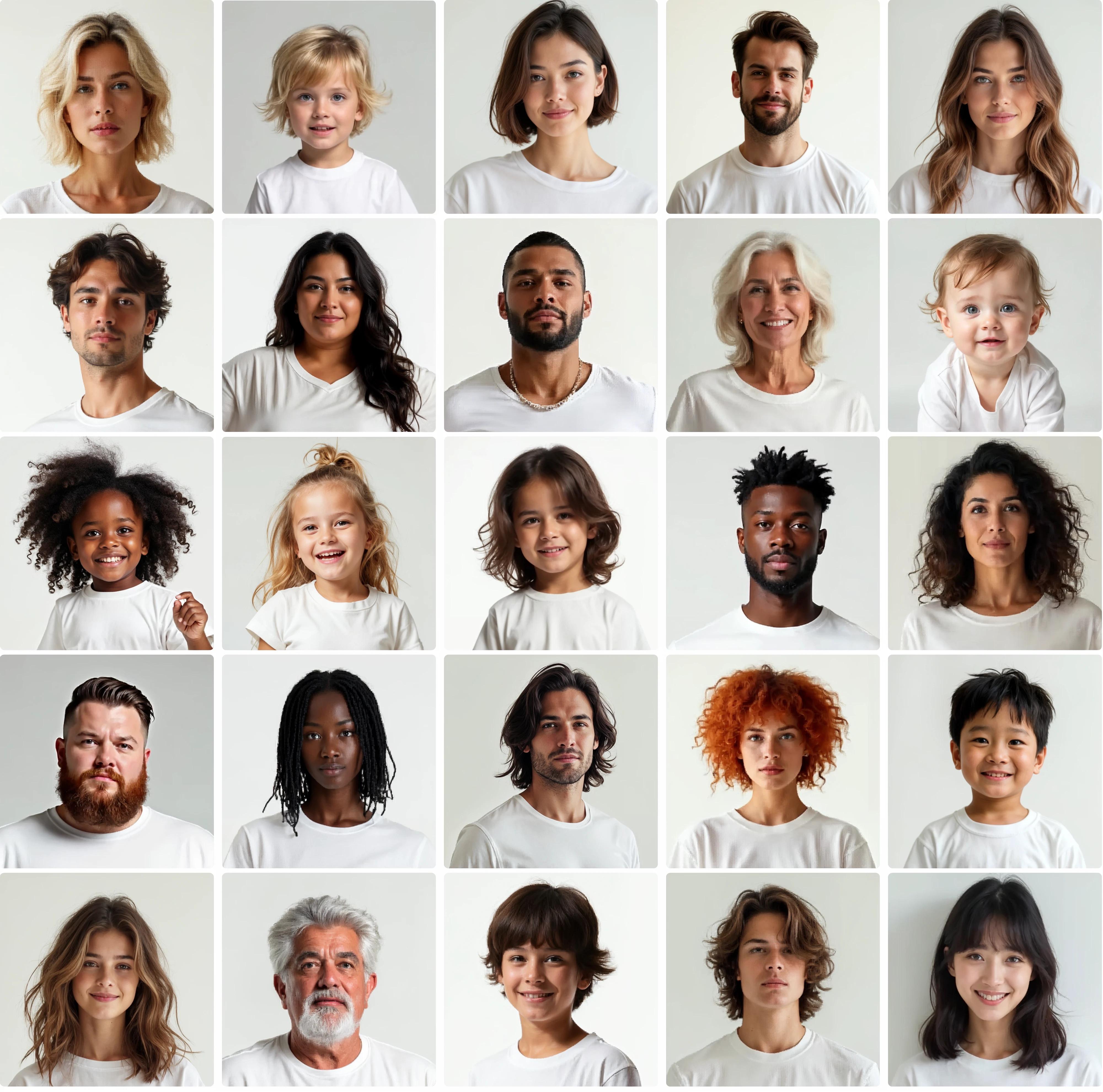 AI-generated fashion model showcasing clothing