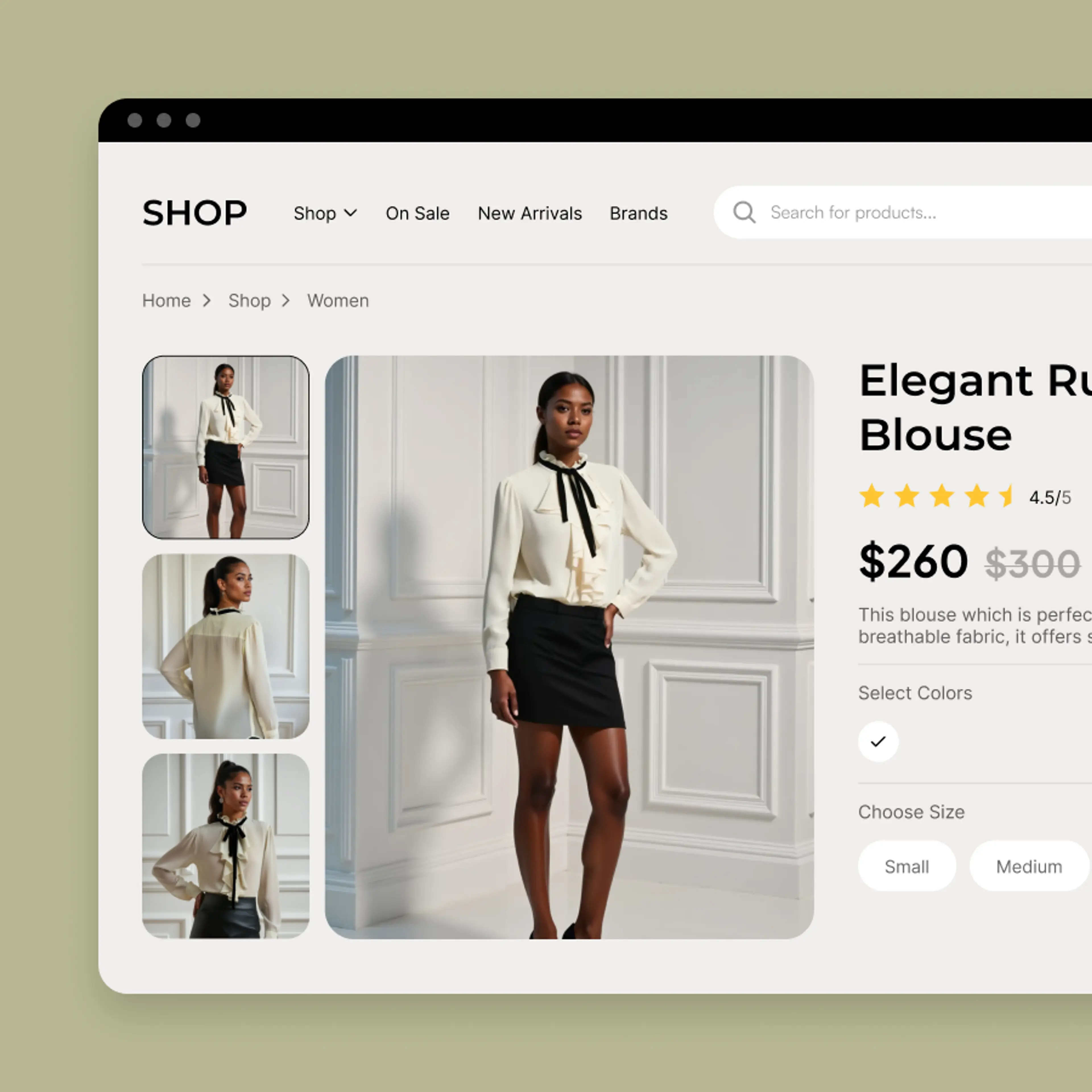 Consistent model poses across multiple product photos