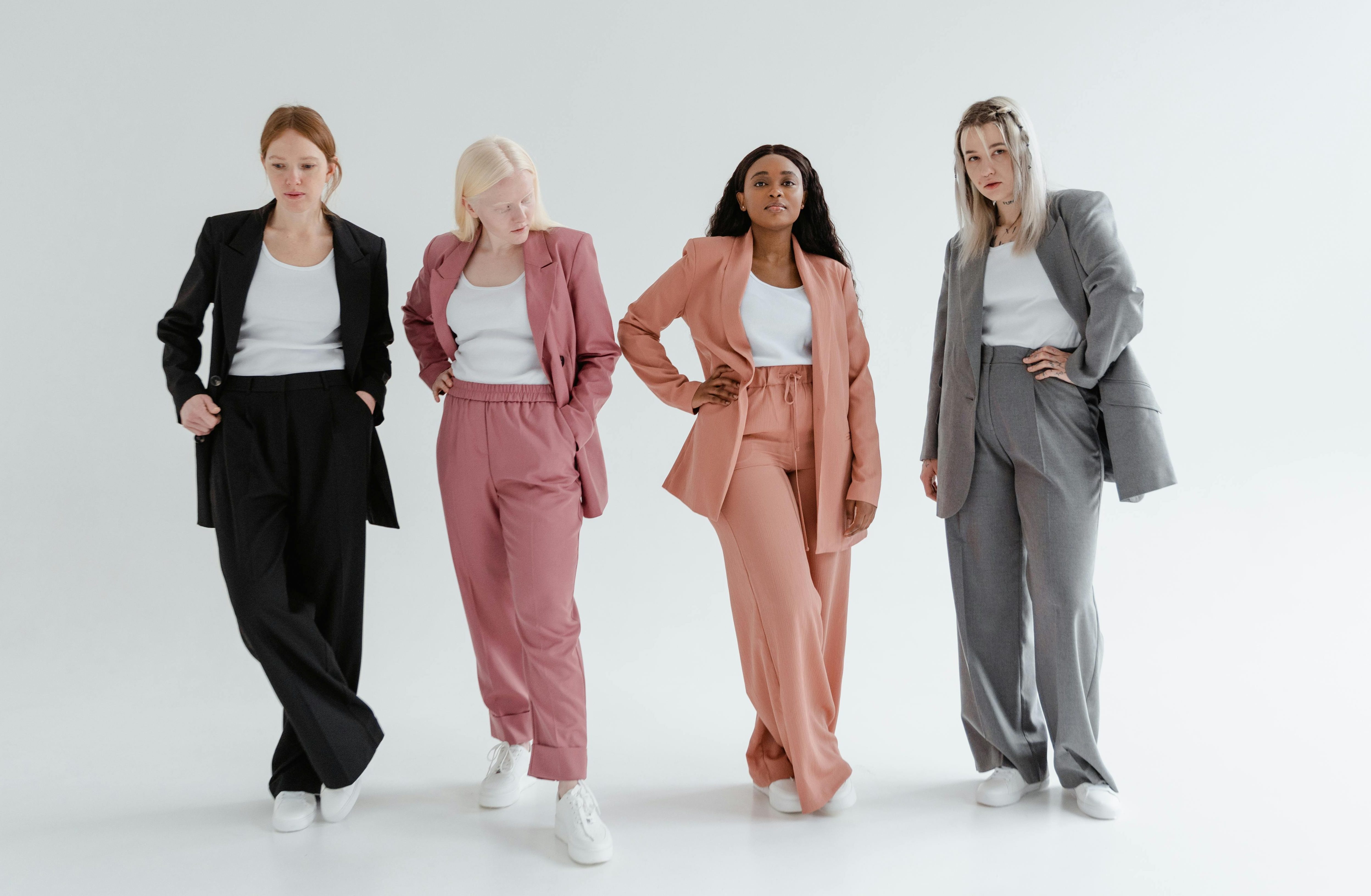 Diverse fashion models