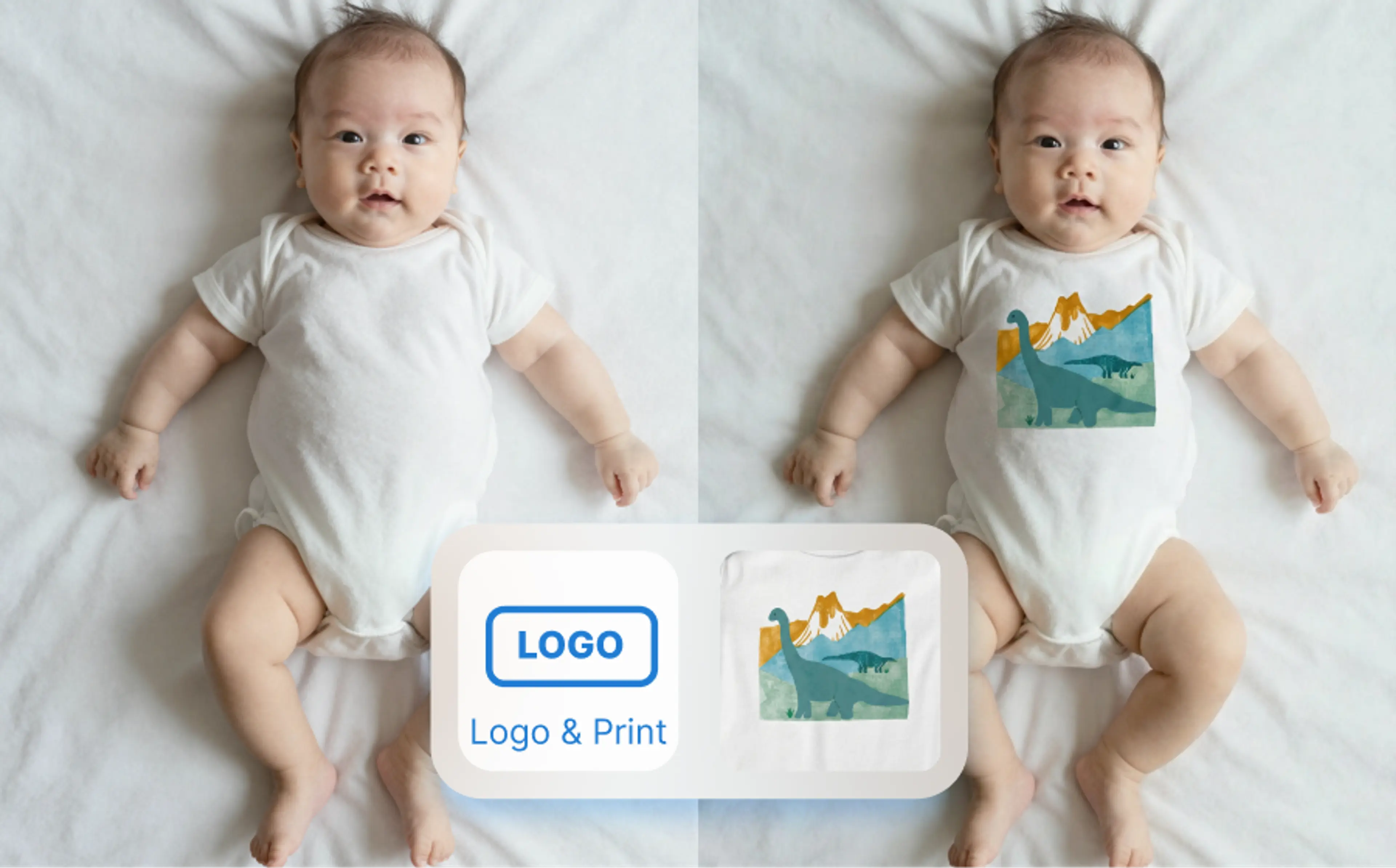 Add or enhance logos instantly