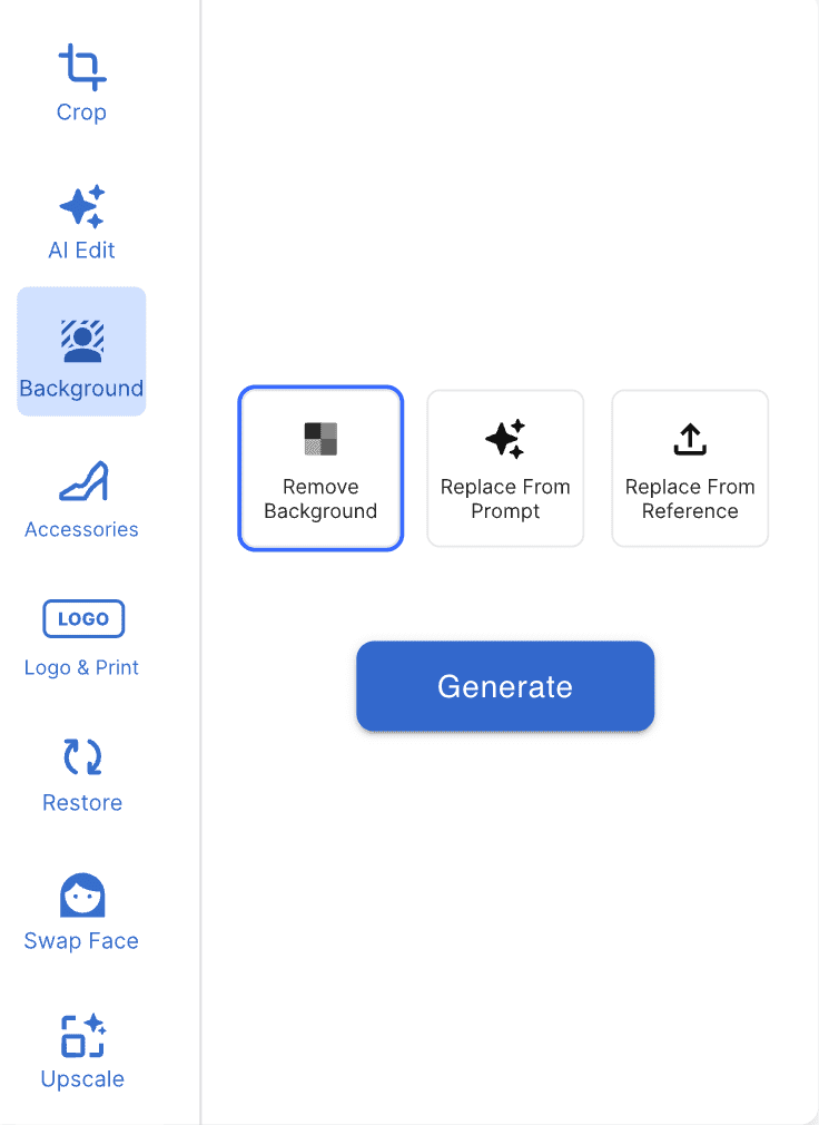 Remove background feature in HuHu AI