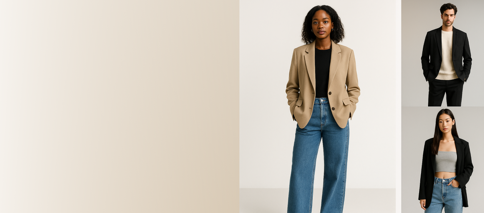 AI lookbook generator creating professional fashion lookbook visuals