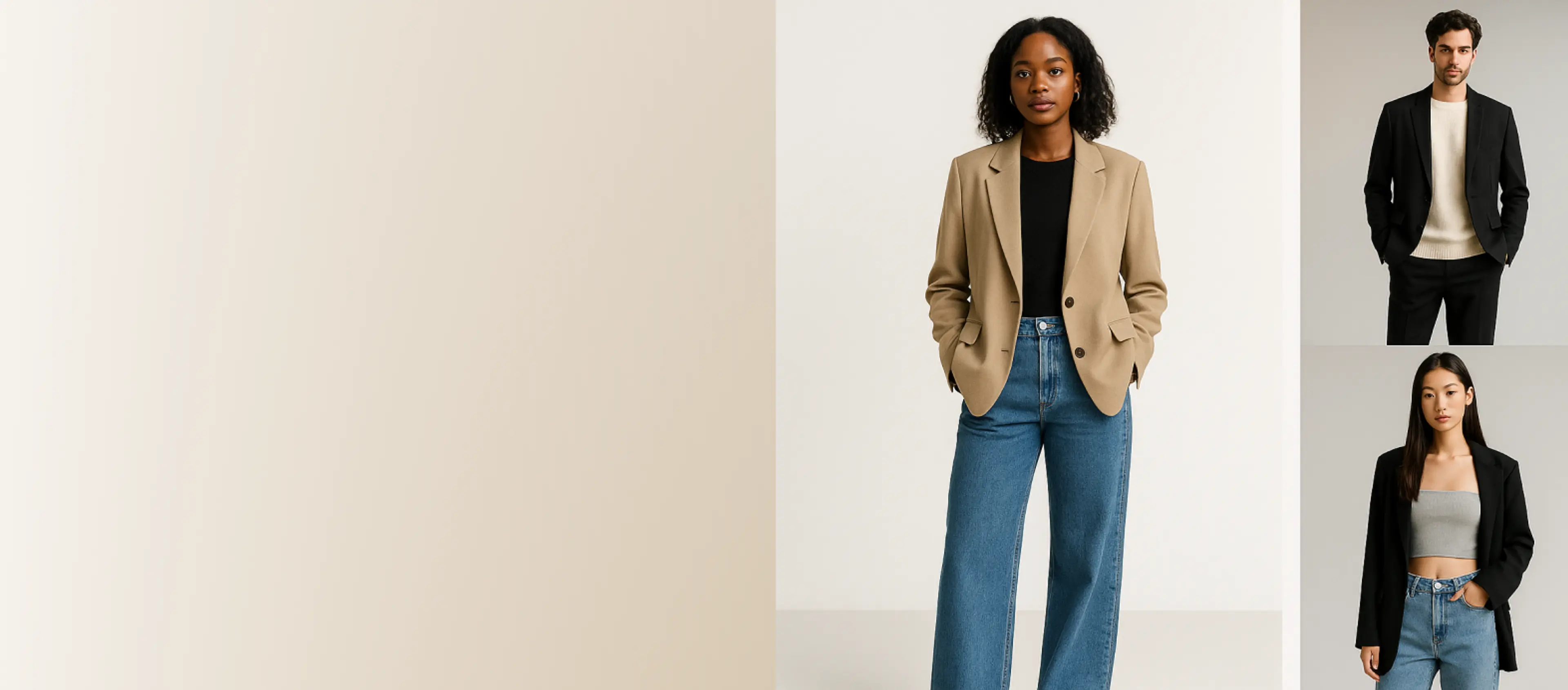 AI lookbook generator creating professional fashion lookbook visuals