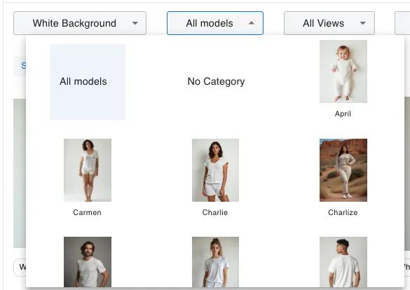 Model Gallery Filter Model ID