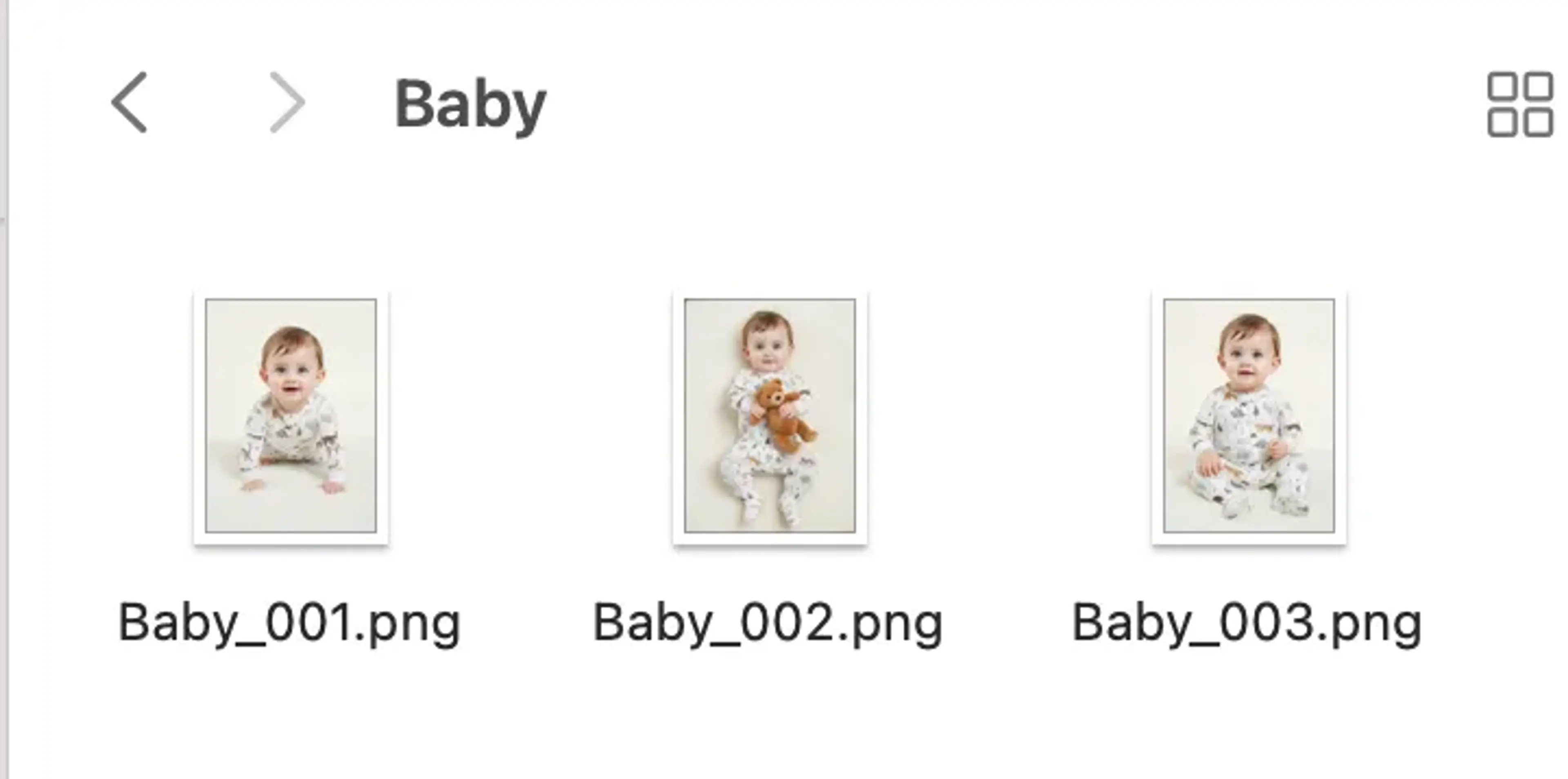 Images in downloaded folder