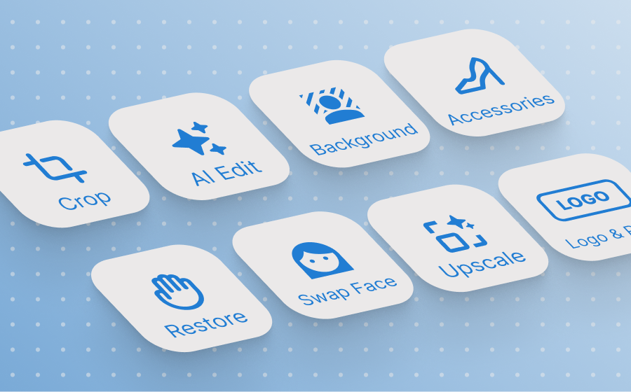 Access abundant retouching features