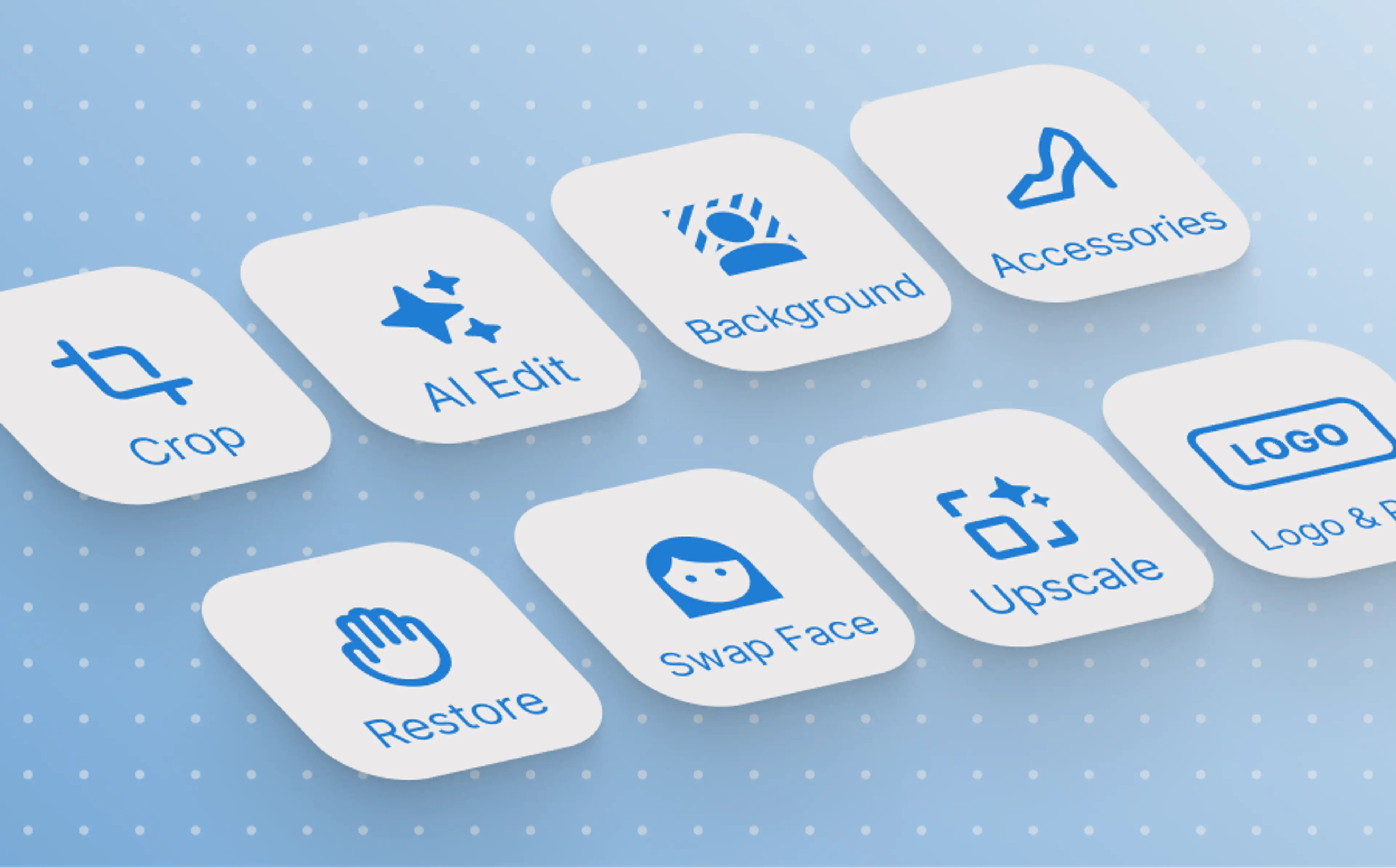 Access abundant retouching features