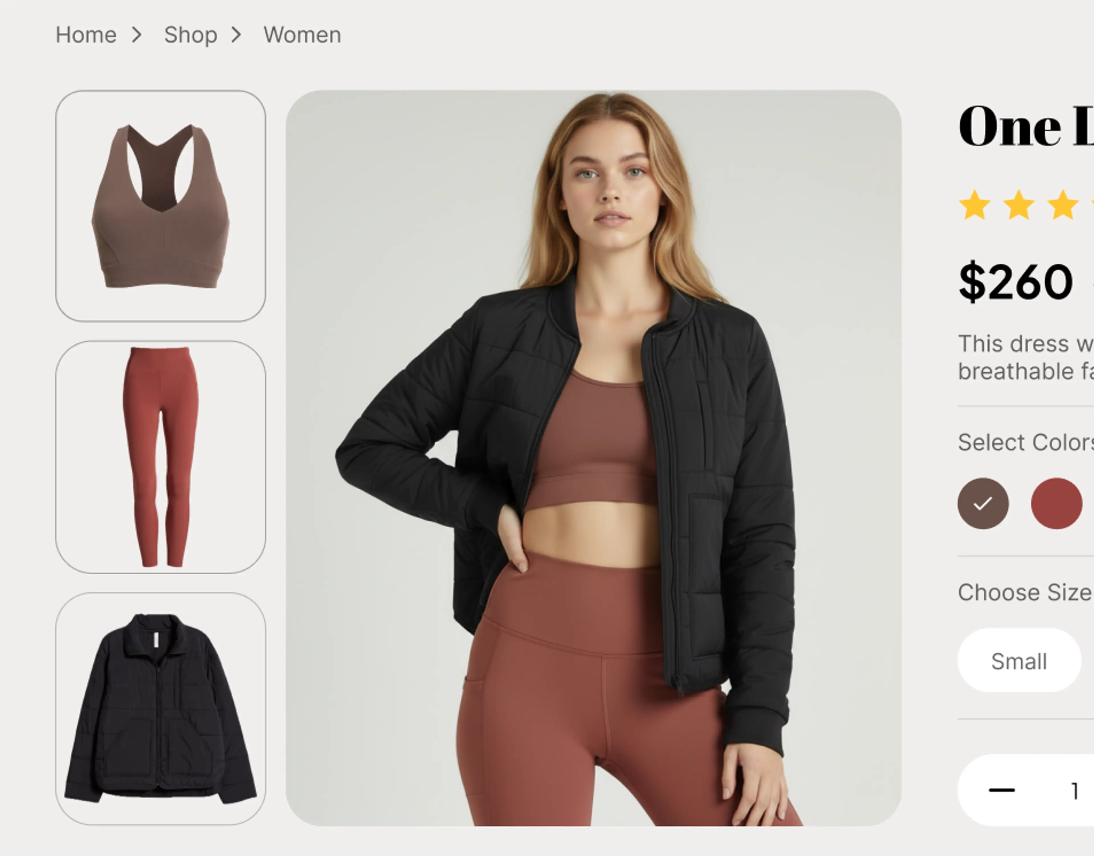 Mix and match for multiple garment pieces