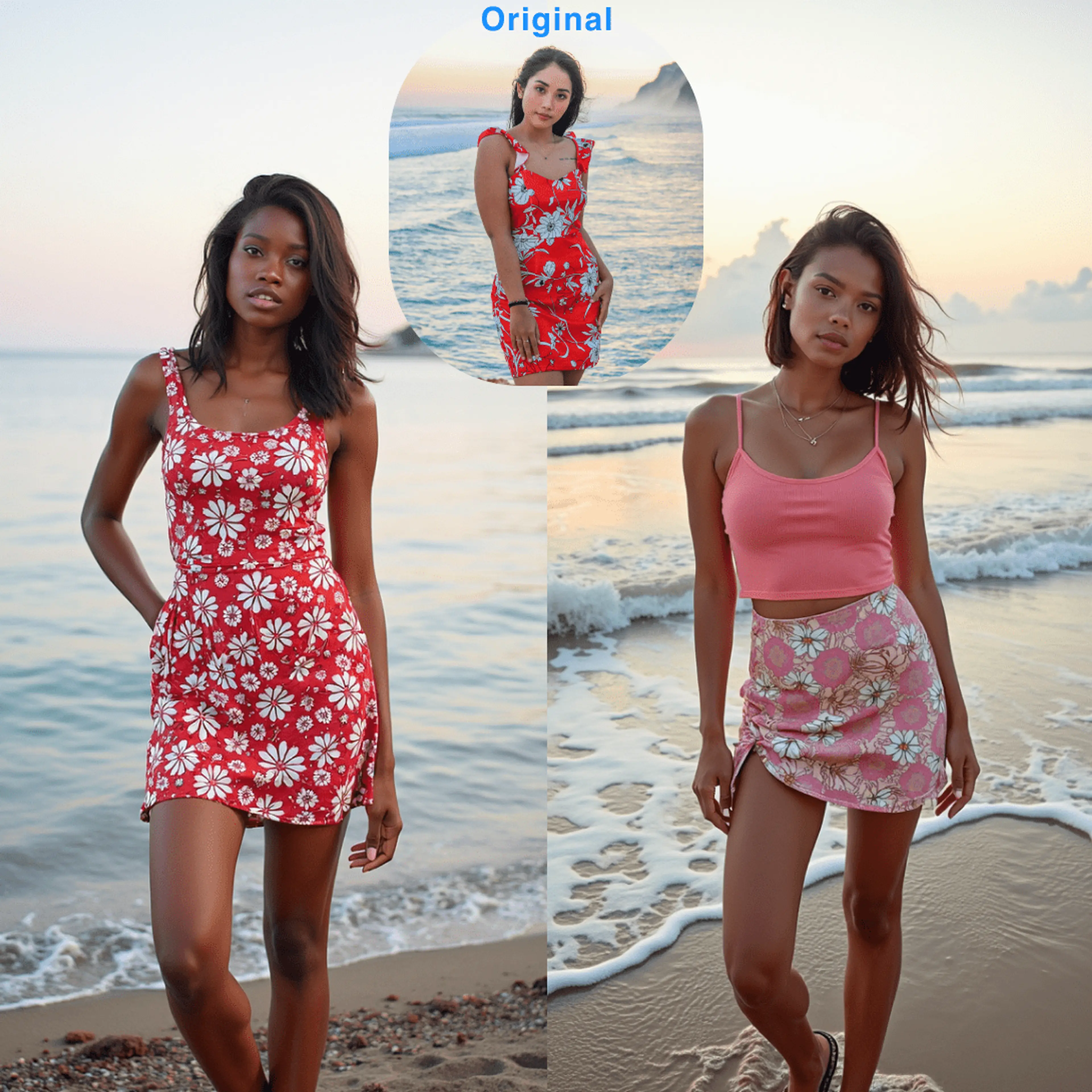 Using reference images for model photoshoots