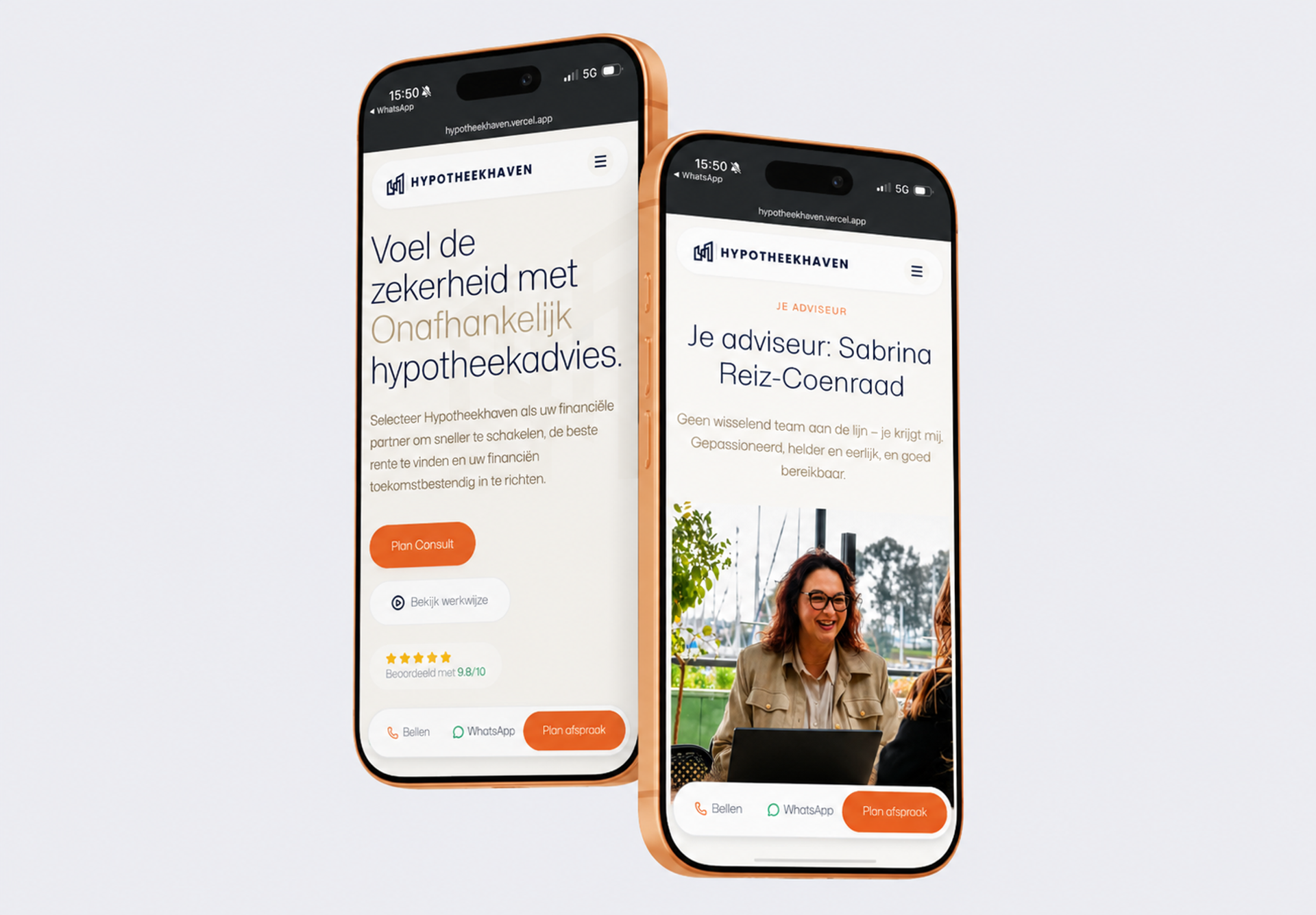 Hypotheekhaven — case van NXTFRAME
