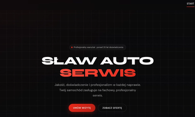 Edytowalna wizytówka - Slawauto