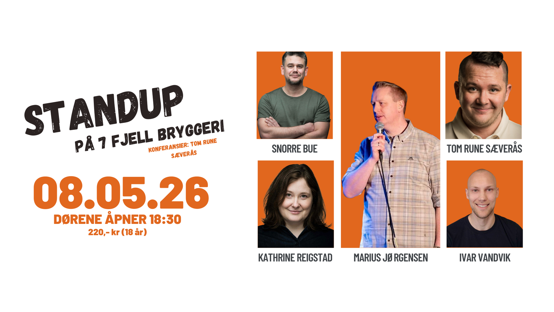 Standup på 7 Fjell Bryggeri