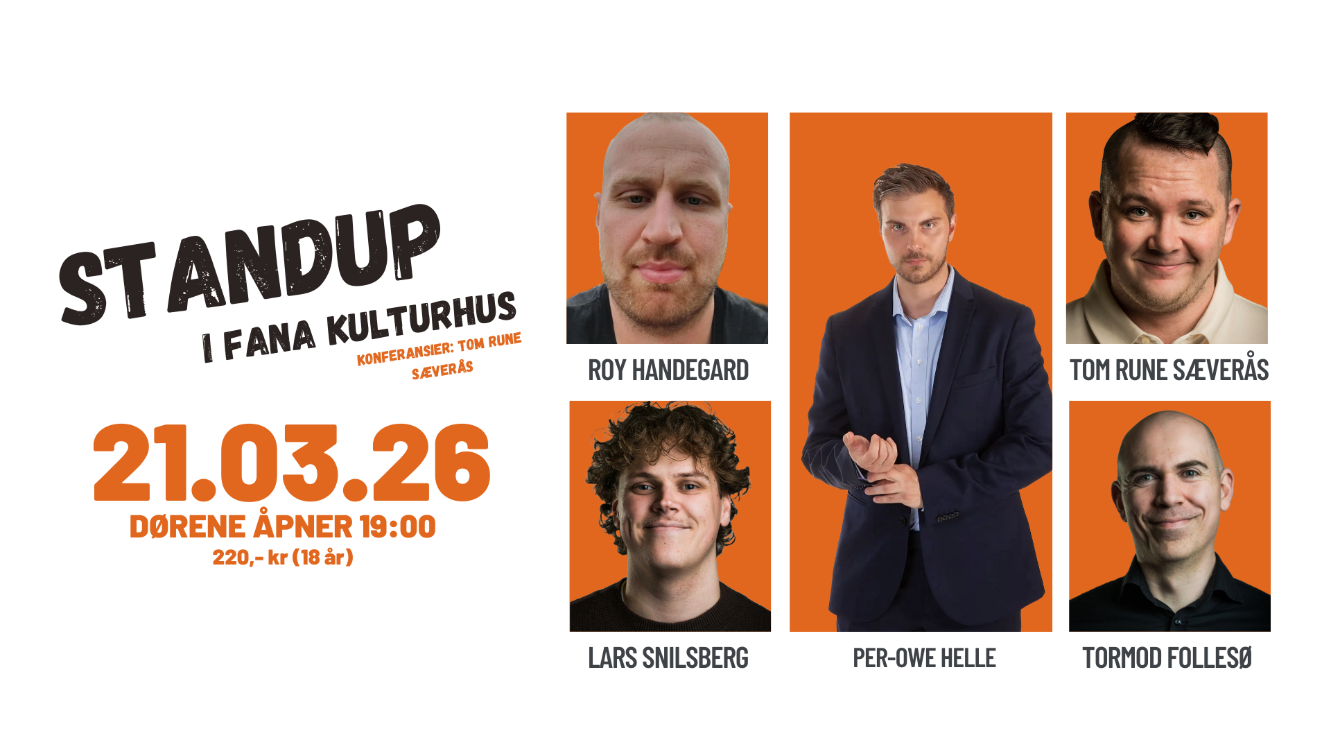 Standup i Fana Kulturhus
