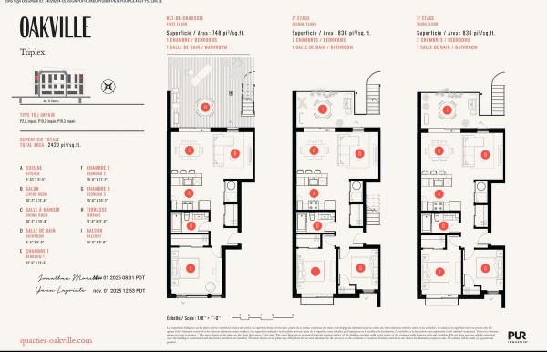 Oakville 3-Plex 825B Avenue St-Charles Saint-Lambert