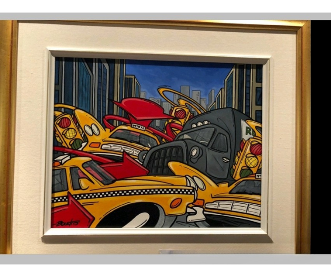 New York Series, Oil on Canvas