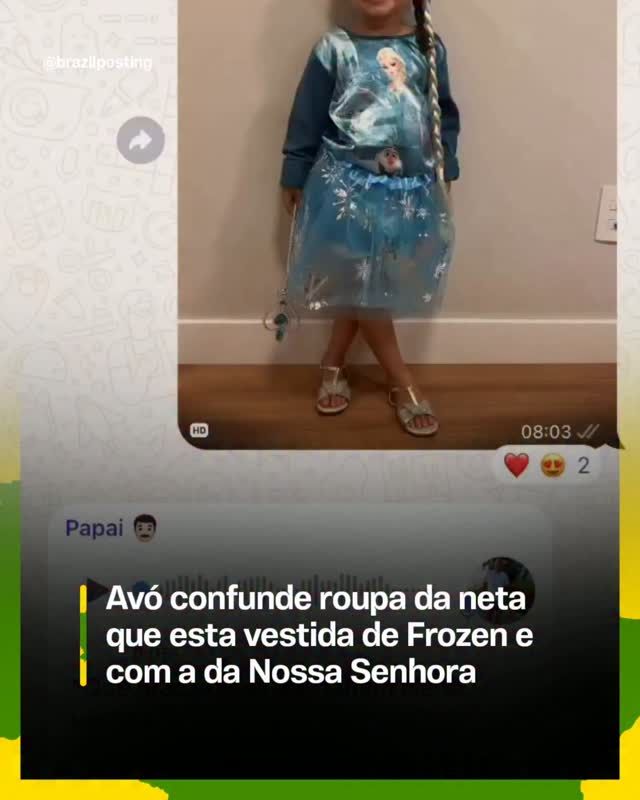 Quando o avô confunde Frozen com Nossa Senhora: a distância geracional em um vídeo viral