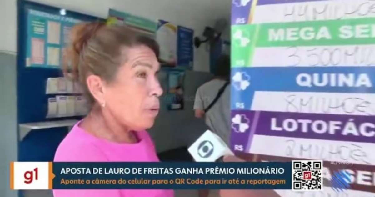 Repórter pergunta o que mulher faria com prêmio milionário e recebe resposta inusitada; veja vídeo