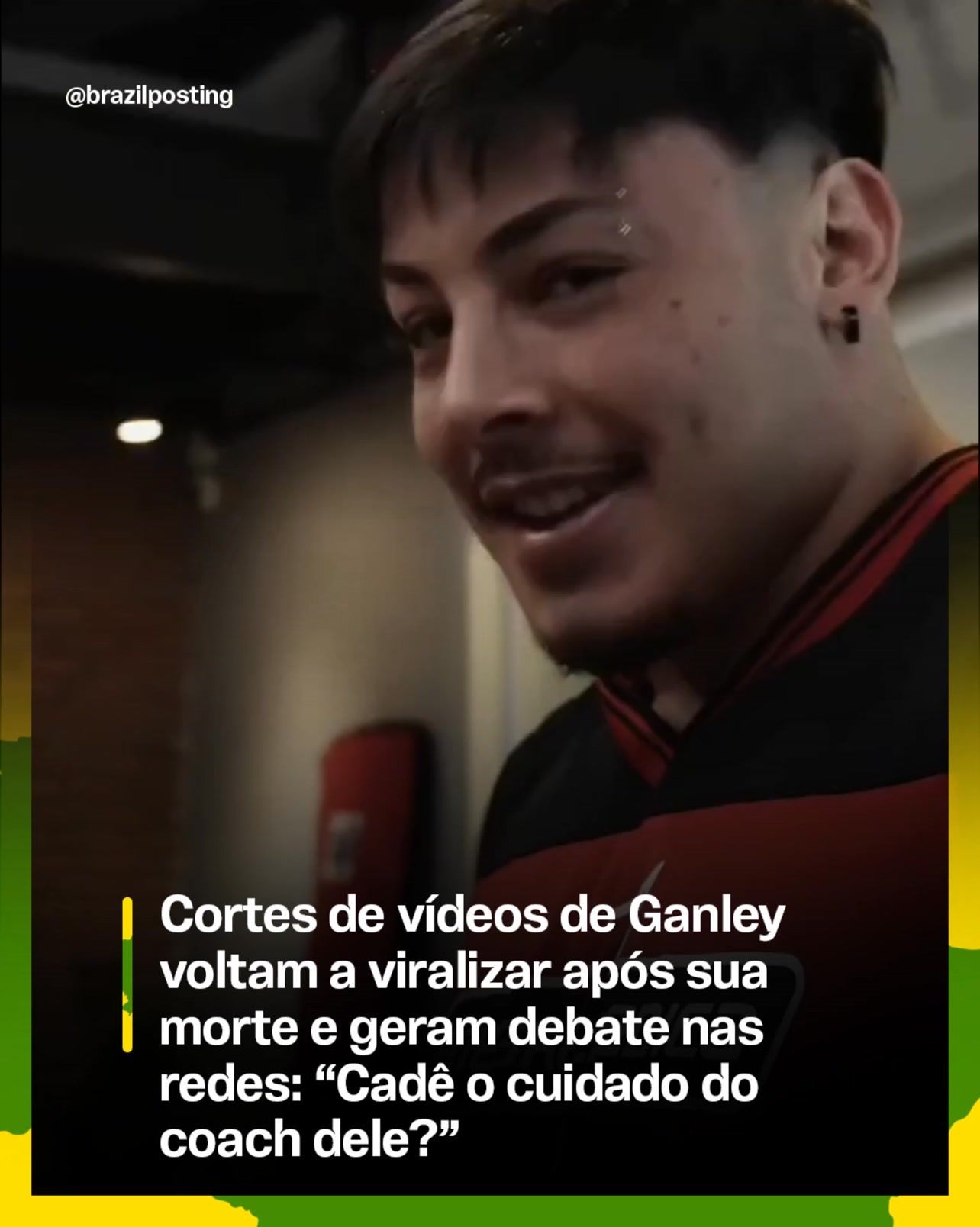Após morte de Gabriel Ganley, cortes antigos do fisiculturista voltam a viralizar e jogam holofote no treinador Marcelo Cruz