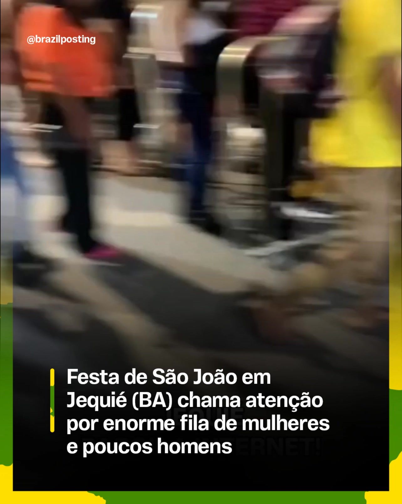 Fila enorme de mulheres no São João de Jequié escancara o público feminino que domina os festejos da Bahia
