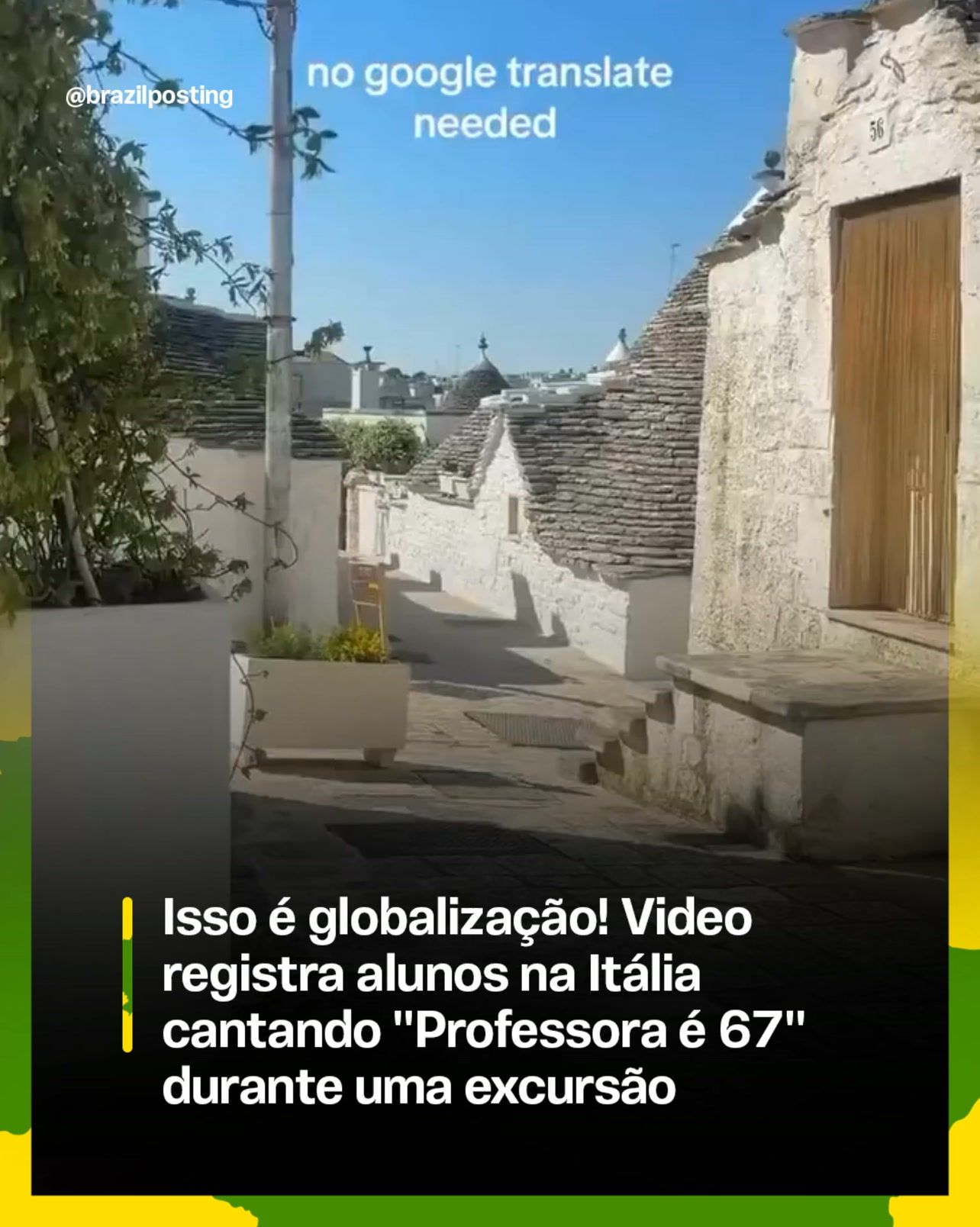 Sim, crianças e adolescentes em todo o mundo estão cantando 'Professora é 67'