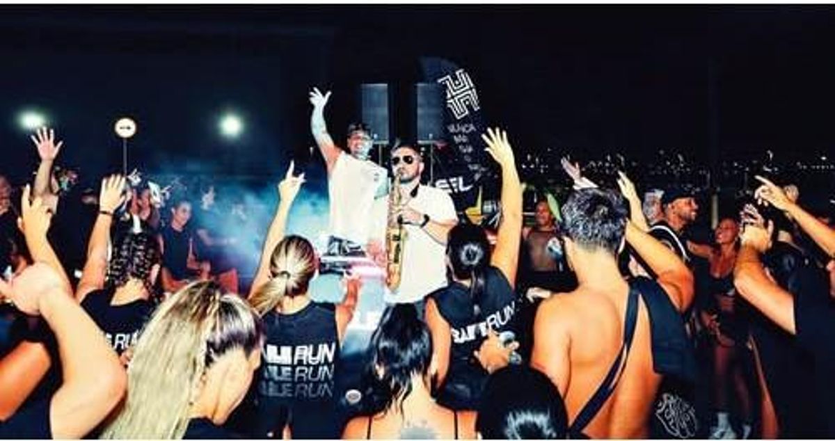 Baile Run em Paulínia tem corrida com paradas para apresentações com saxofonistas e artistas circenses