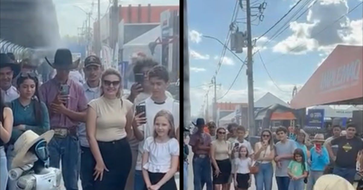 Robô humanoide vira sensação na Rondônia Rural Show e impressiona visitantes