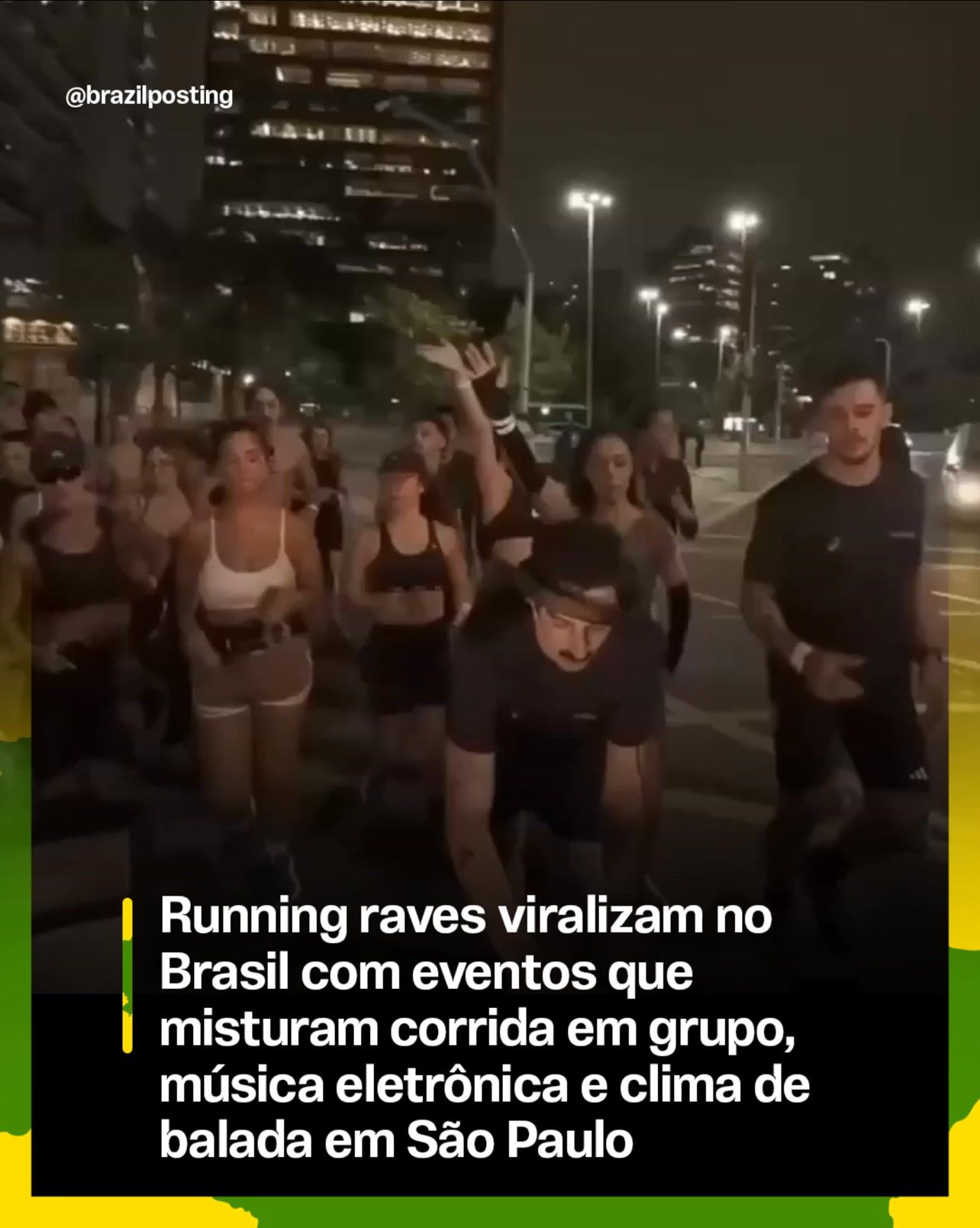 Running raves chegaram a São Paulo: a febre da corrida com DJ, paredão e after que mistura suor e pista