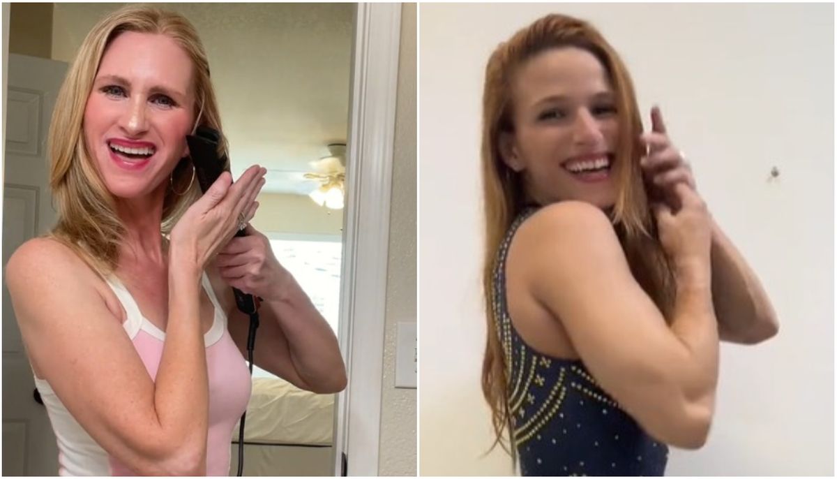 Jade Barbosa imita influencer da chapinha que viralizou no TikTok: semelhança entre as duas impressionou a web