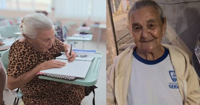 Idosa de 96 anos volta à escola para realizar sonho de ler a bíblia