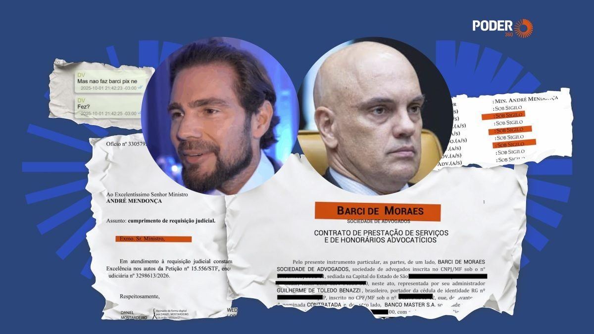 Leia as íntegras de documentos que revelam relação de Moraes com Vorcaro