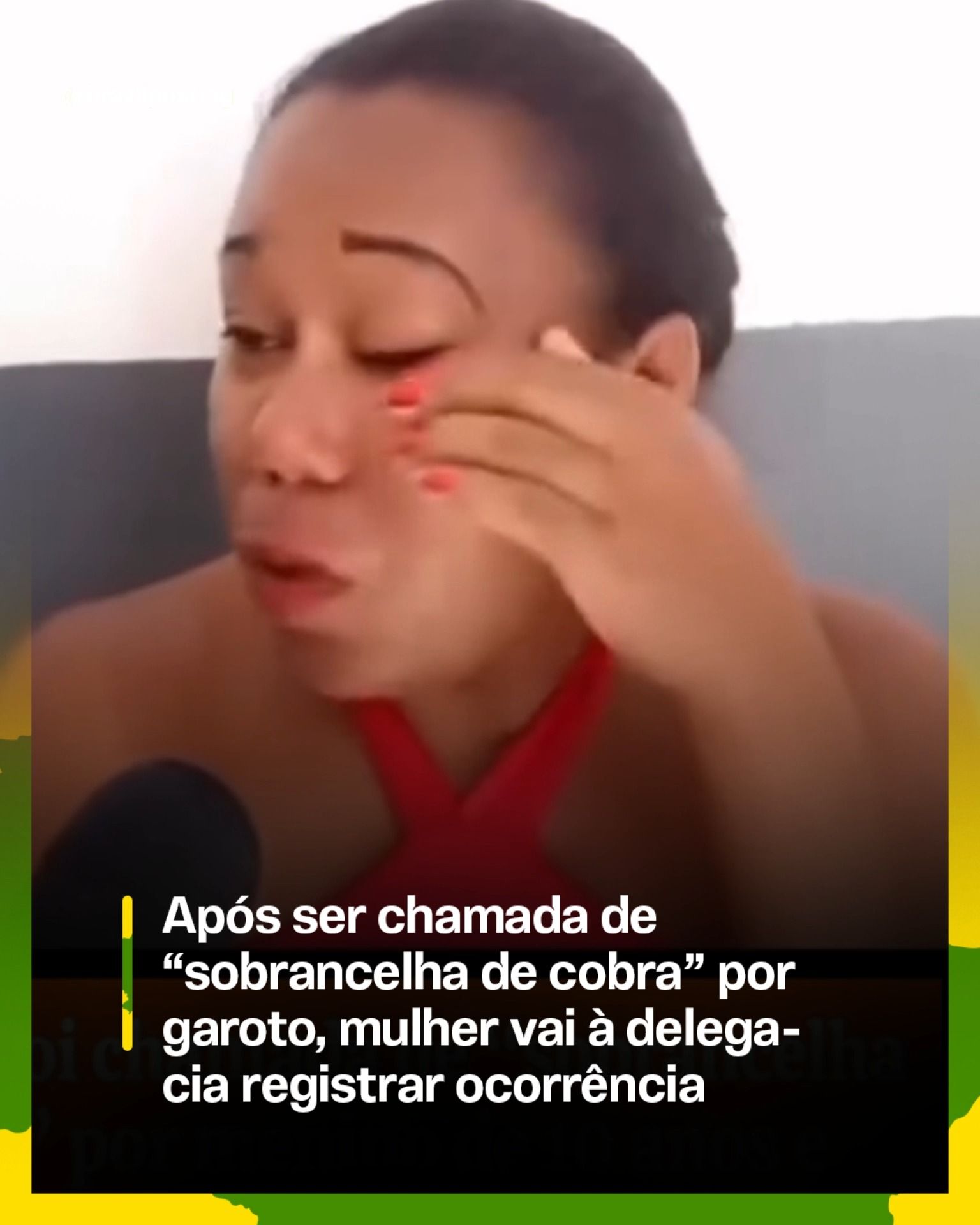 Chamada de 'sobrancelha de cobra', mulher vai à delegacia: xingamento pode mesmo virar caso de polícia?