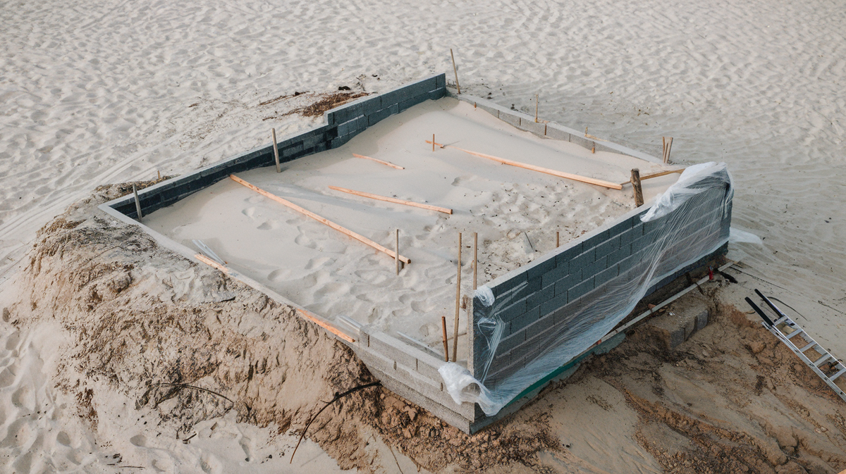 Descubra por que usar areia do mar na construção pode ser um grande erro