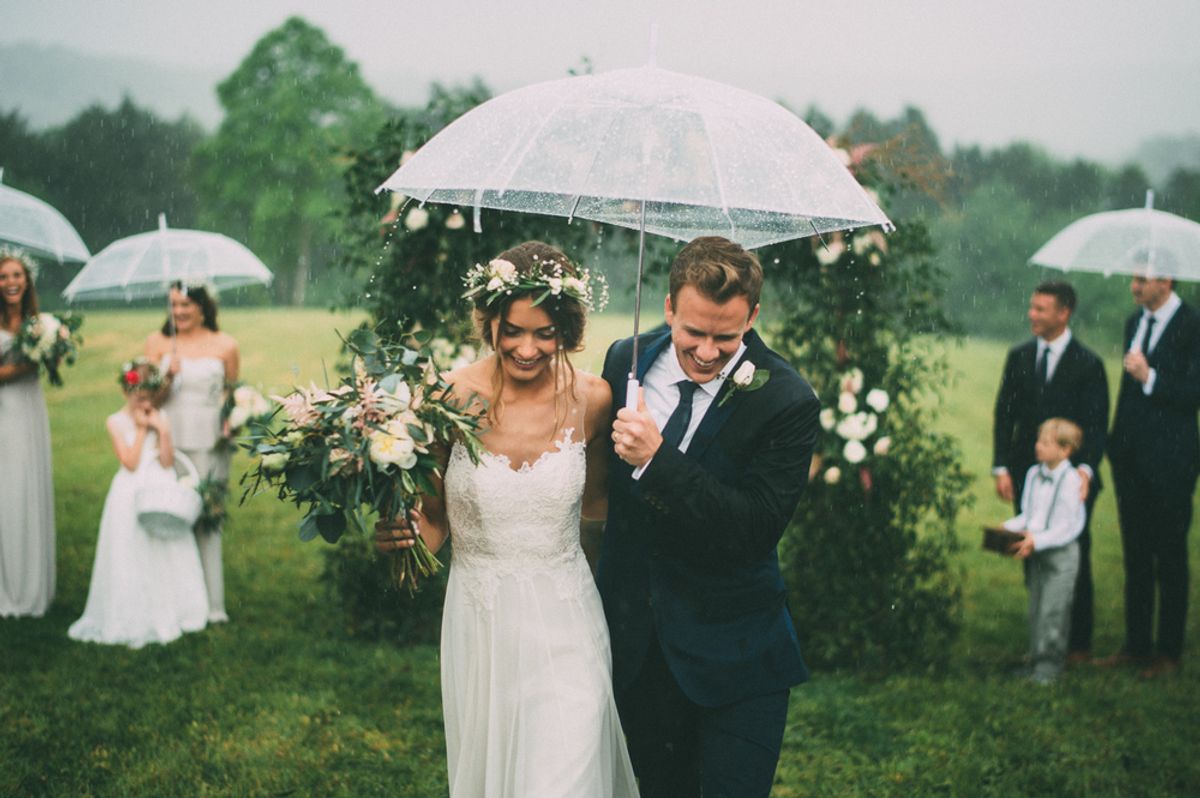 Casamento na chuva: o que fazer se chover no grande dia?