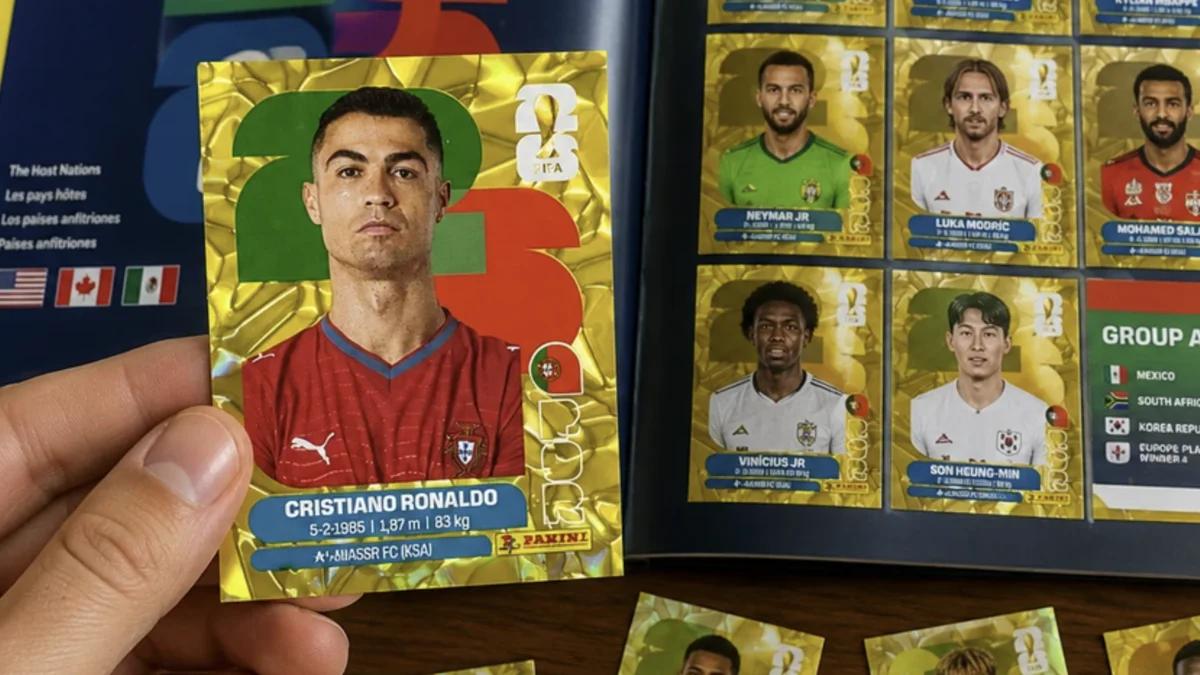 Panini transforma caça às figurinhas da Copa 2026 em mercado de luxo e CR7 lidera disputa