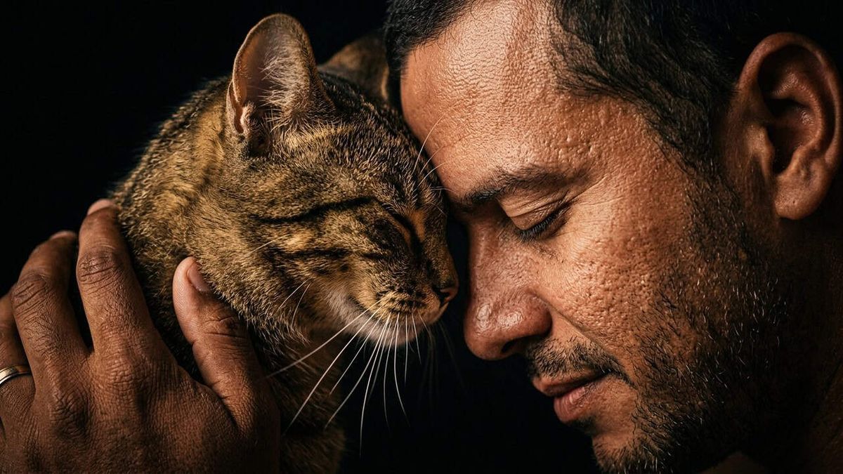 A cabeçada do gato é o eu te amo mais sincero do mundo animal