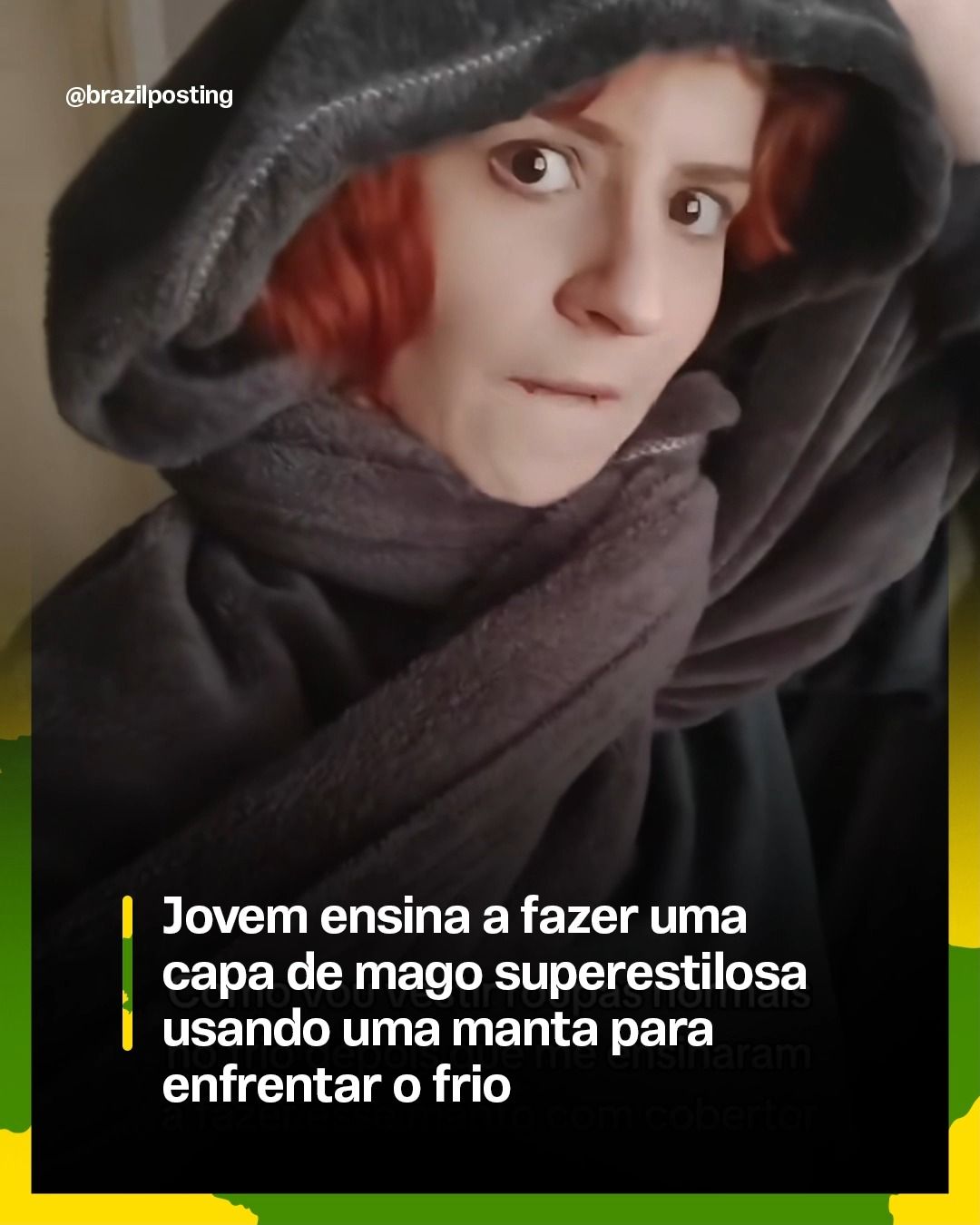 Capa de Mago Com Manta É Trend Viralizado Para Enfrentar o Frio