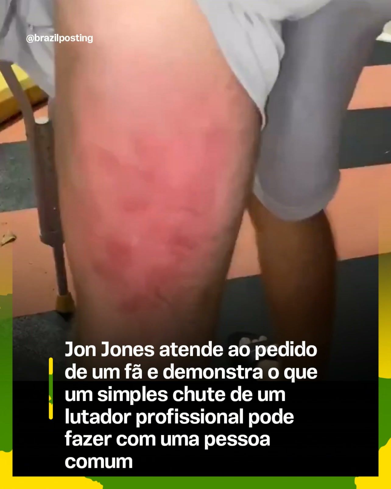 Jon Jones desce chute em fã e mostra força de lutador do UFC