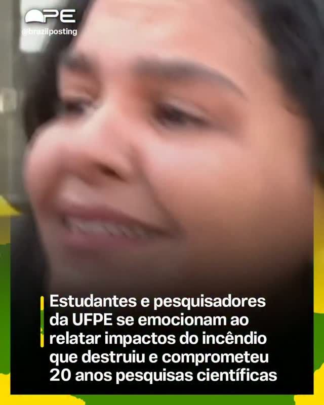 Incêndio na UFPE: a história viral sobre 20 anos de pesquisas destruídas não checaout