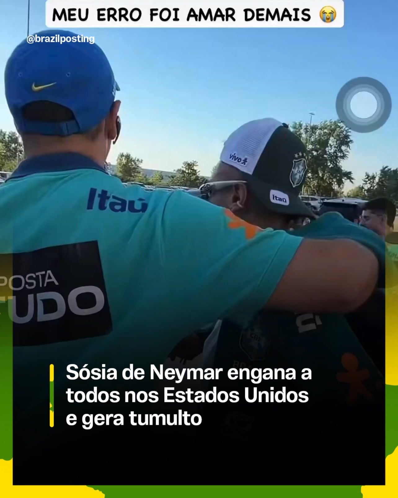 Sósia de Neymar para shopping nos EUA, vira foco de tumulto e precisa de escolta policial durante a Copa