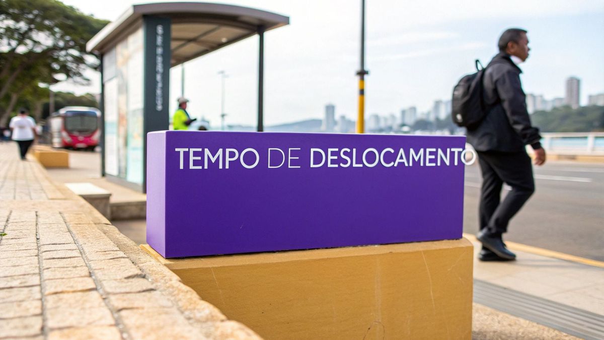 Qual o tempo máximo de deslocamento para o trabalho segundo a lei
