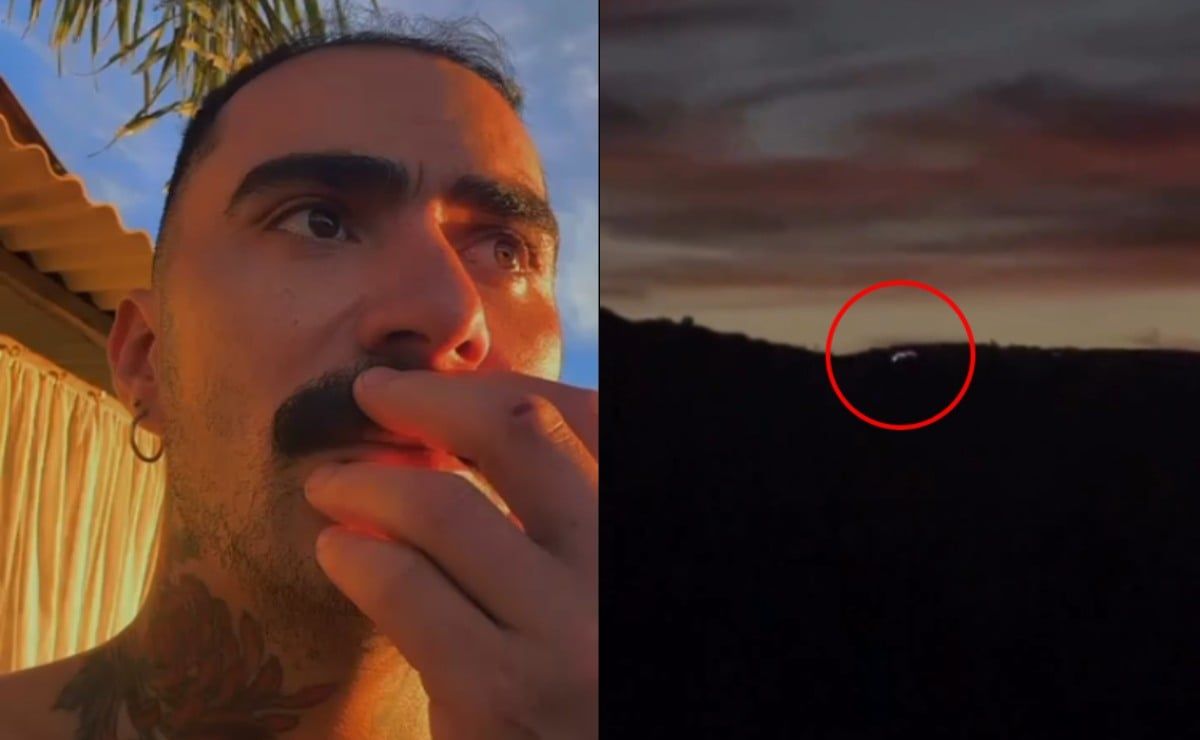 Vídeo! Influencer de Campo Largo relata tensão em sítio e filma suposto disco voador: