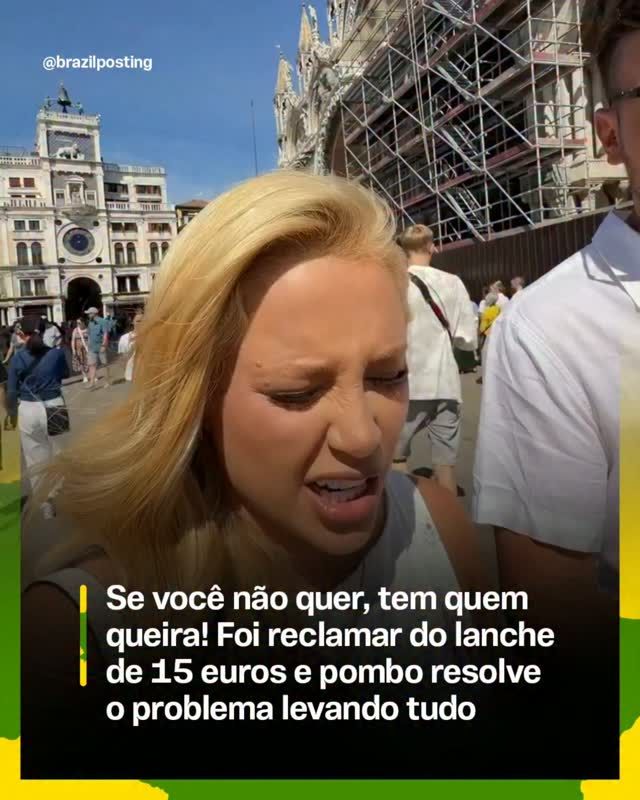 Por que pombos roubam comida das pessoas em cidades turísticas